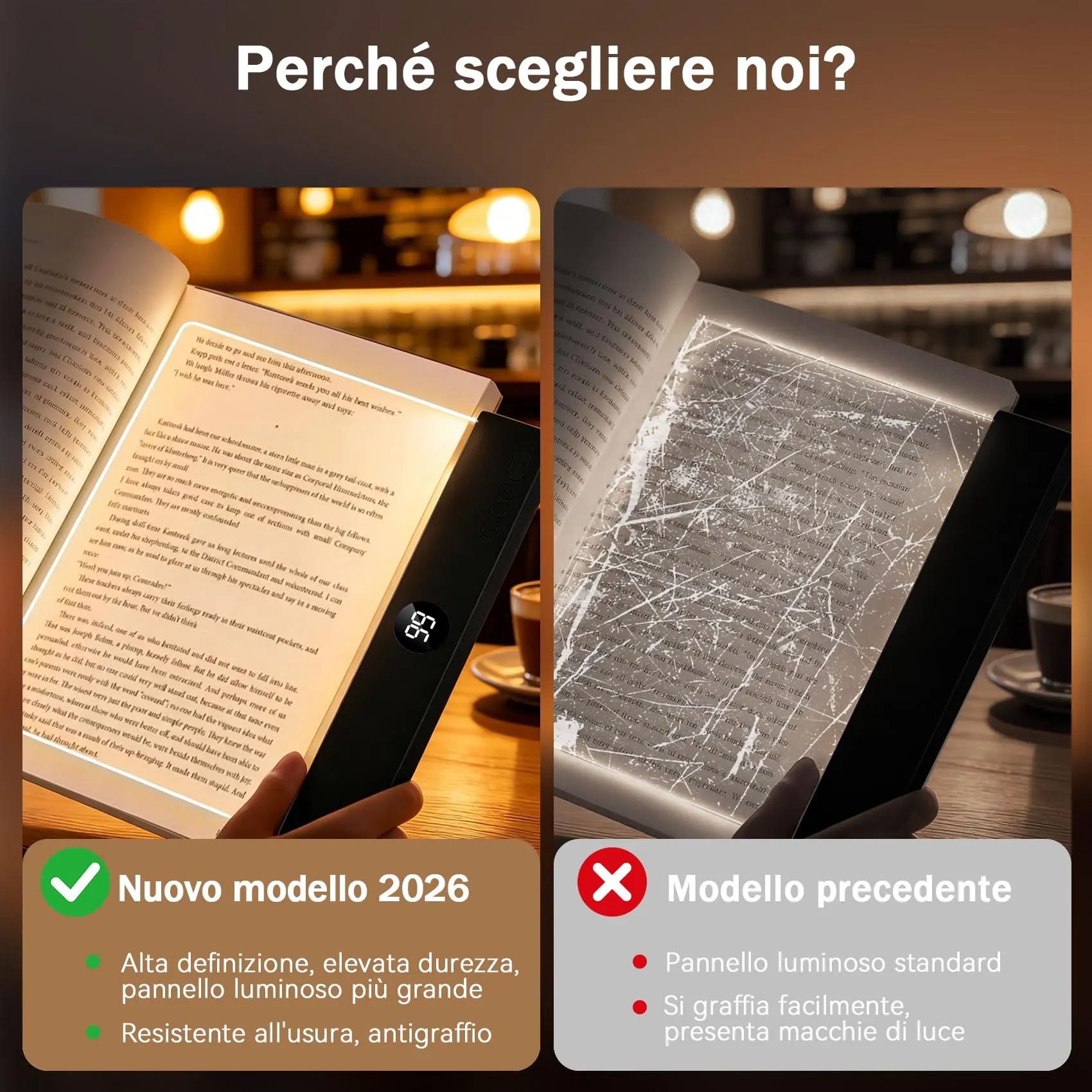 CMINGKEJI Pannello Luce da Lettura LED HD YSJ-019 (Plus) - immagine 7