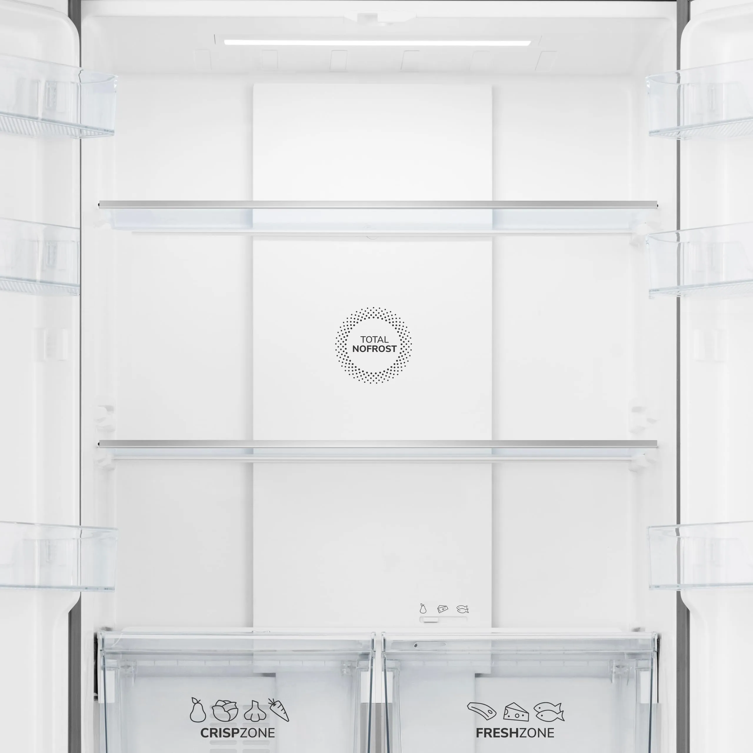 Gorenje NRM819E61X Frigorifero Quattro Porte Grigio, 460 Litri, Classe E, Inverter, Total No Frost, MultiFlow 360°, Display LED - immagine 12