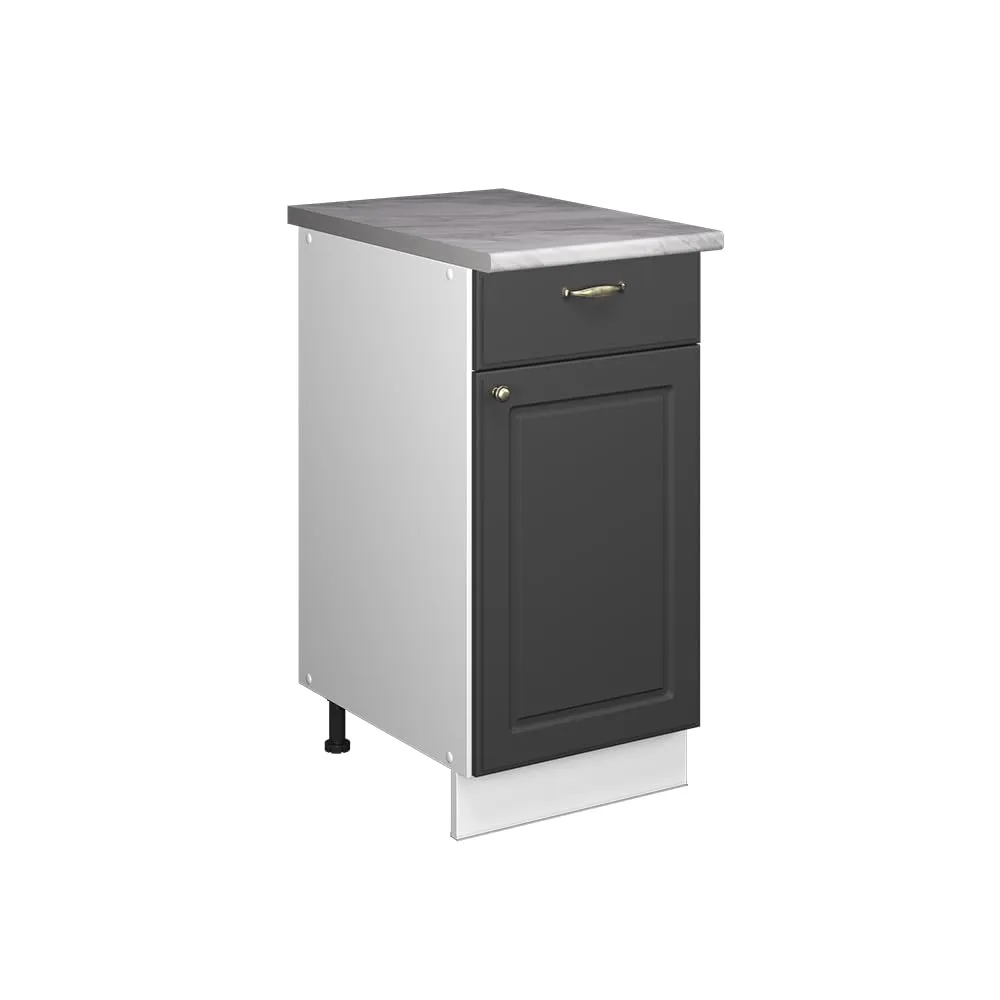 Vicco Fame-Line Mobile Base, Antracite-Oro Rustico, 40 cm - immagine 1