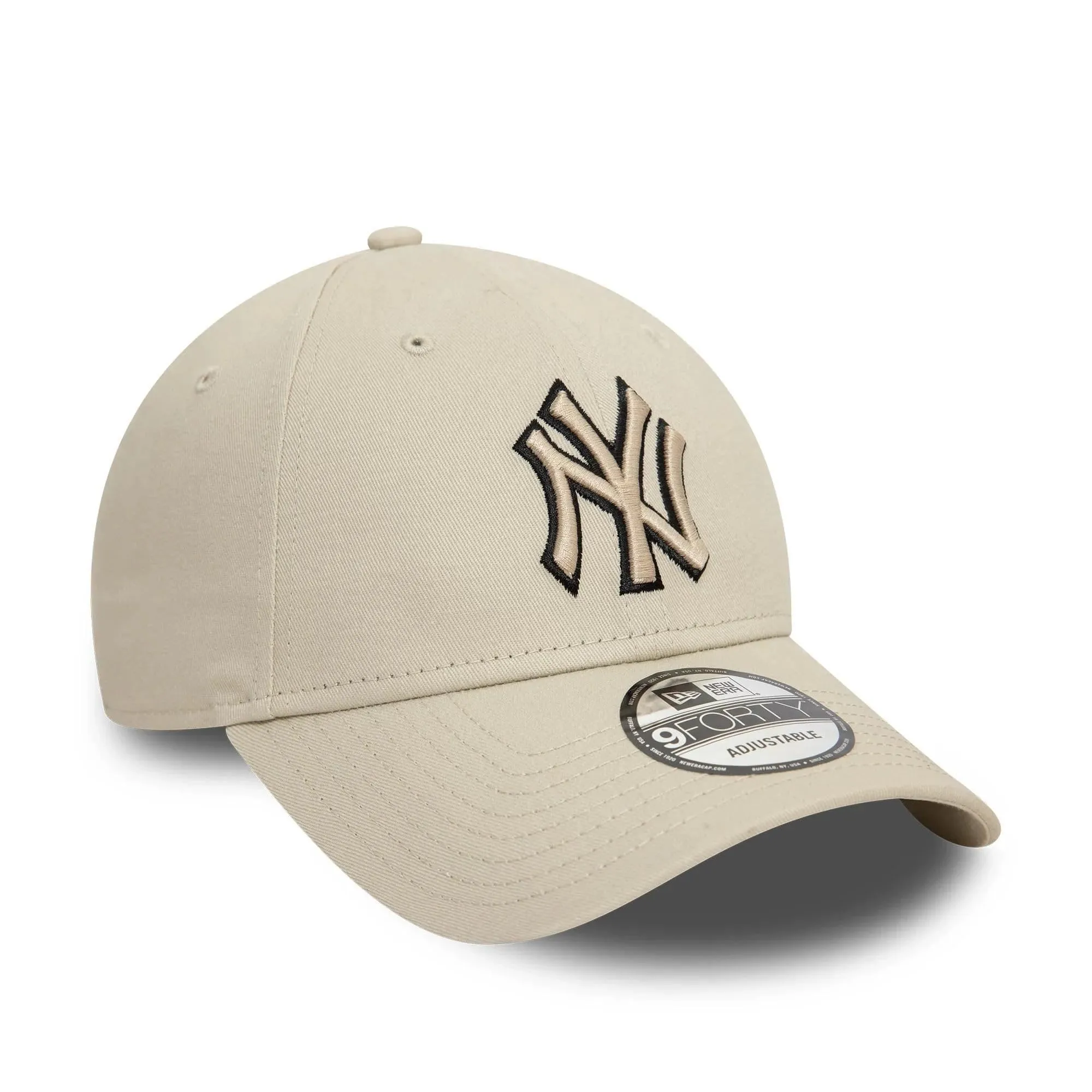 New Era New York Yankees MLB Team Outline 9Forty Cap - Beige - immagine 3