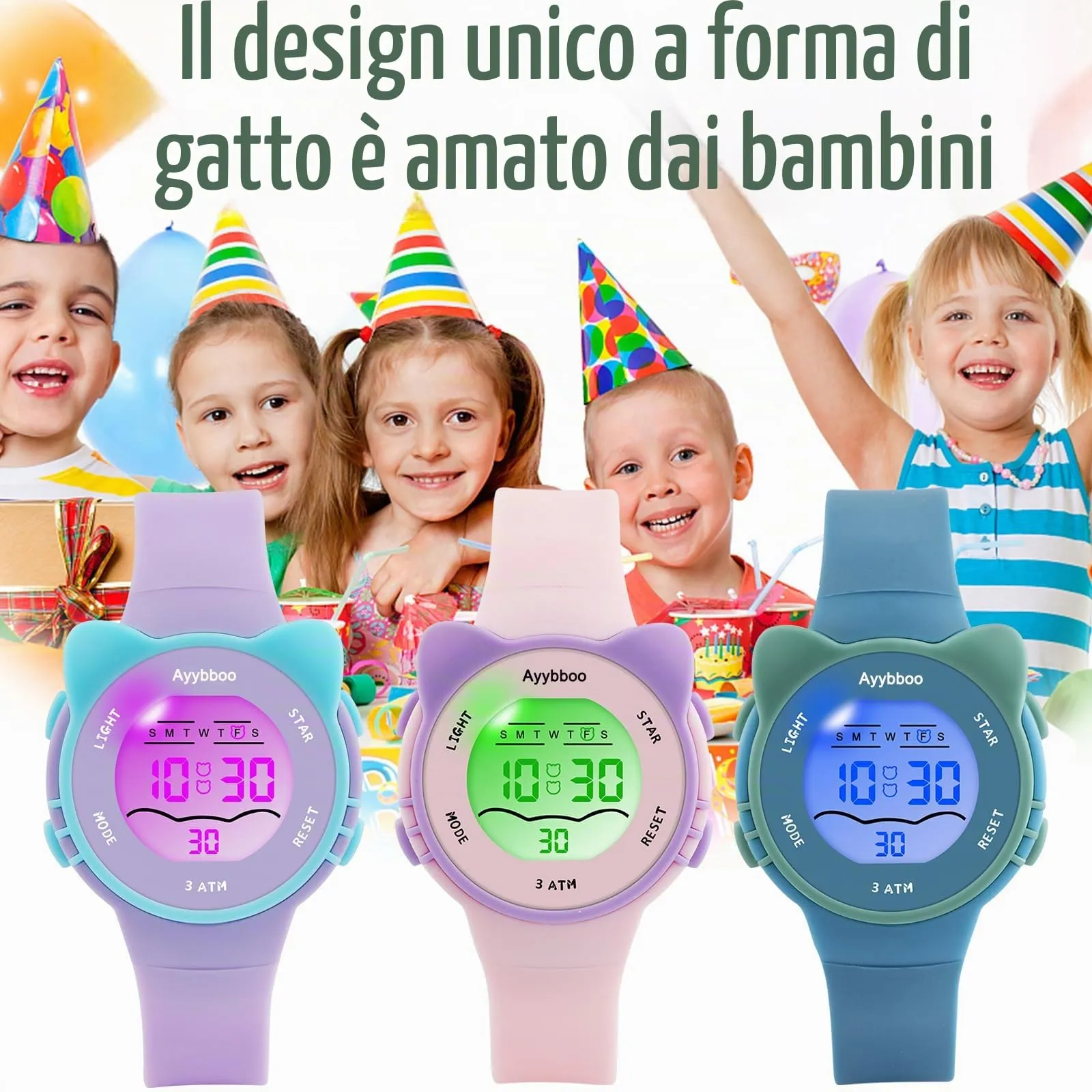 Ayybboo Orologio Digitale per Bambini e Bambine 4-16 anni - immagine 5