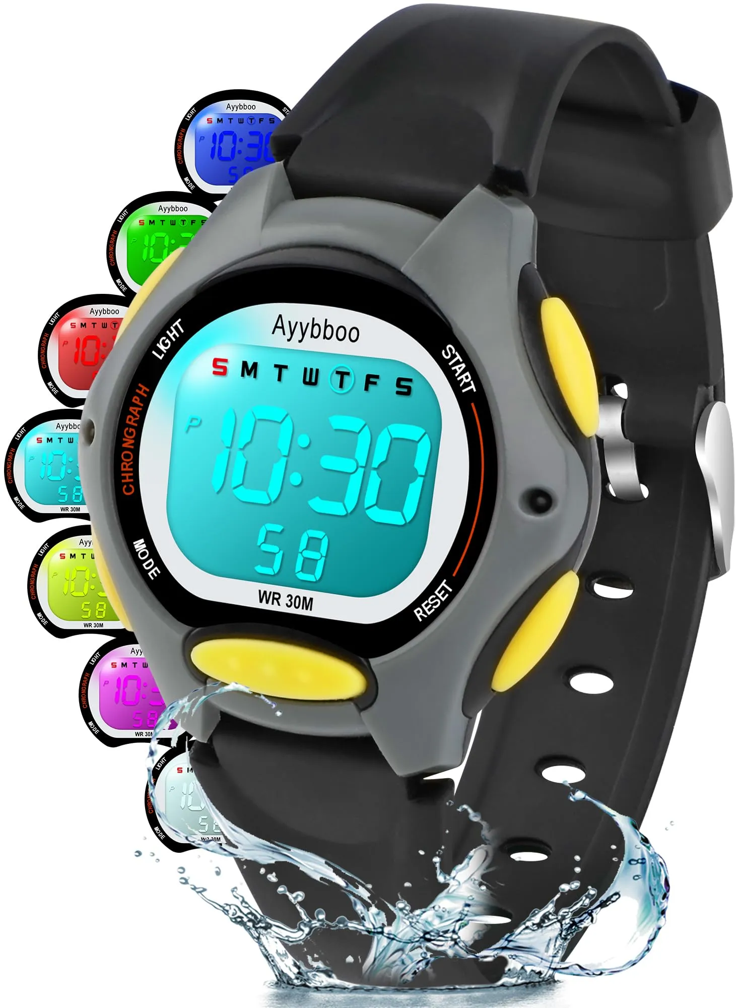 Ayybboo Orologio Digitale per Bambini e Bambine 4-16 anni - immagine 1