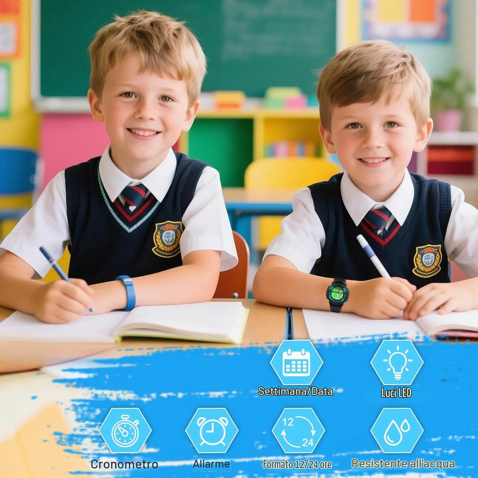 Ayybboo Orologio Digitale per Bambini e Bambine 4-16 anni, 8206B - immagine 5