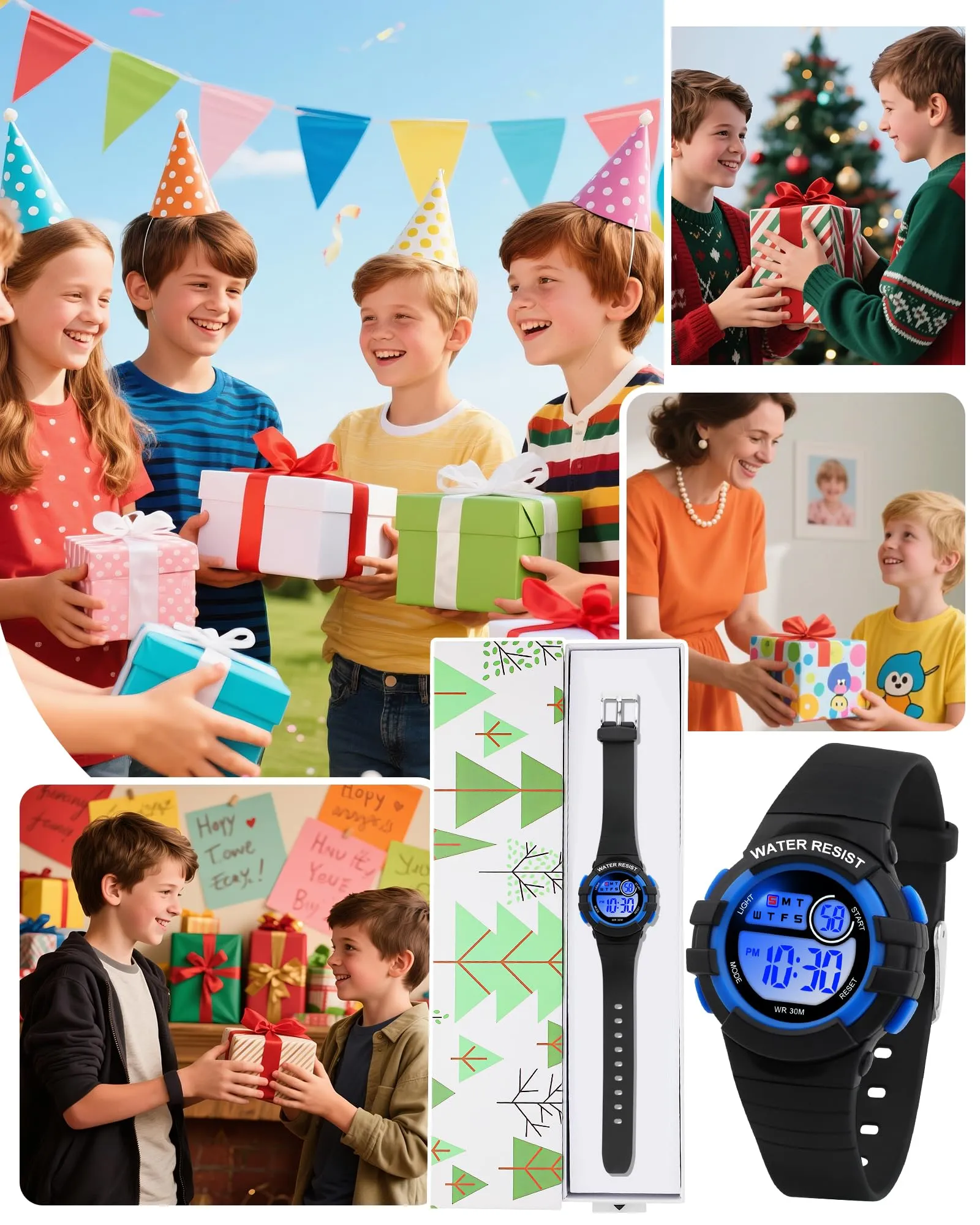 Ayybboo Orologio Digitale per Bambini e Bambine 4-16 anni 8206B - immagine 6