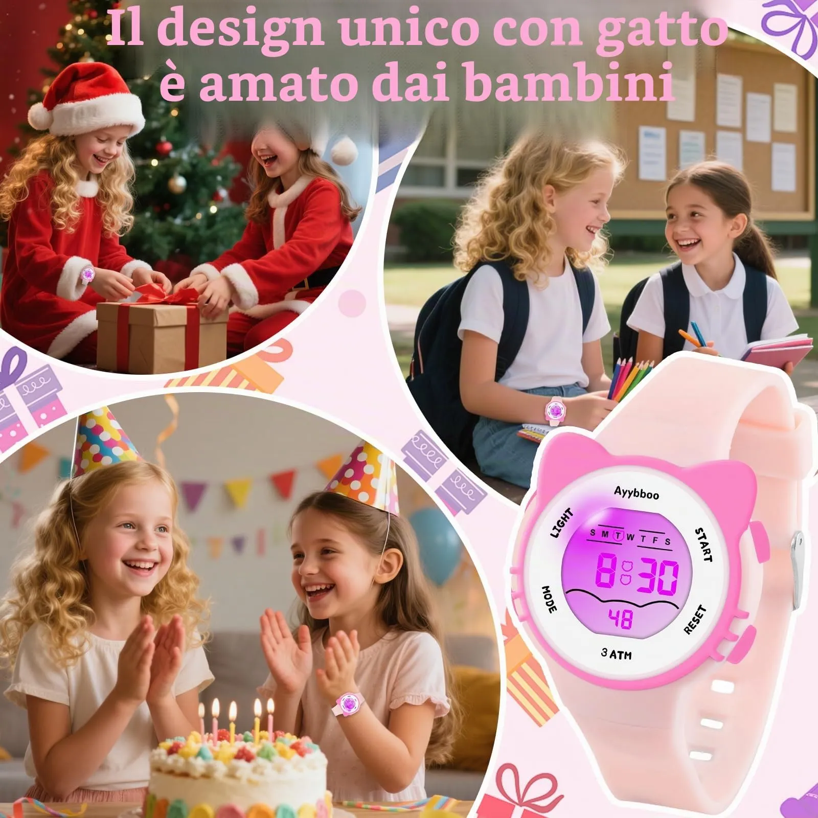 Ayybboo Orologio Digitale per Bambini e Bambine 4-16 anni - immagine 6