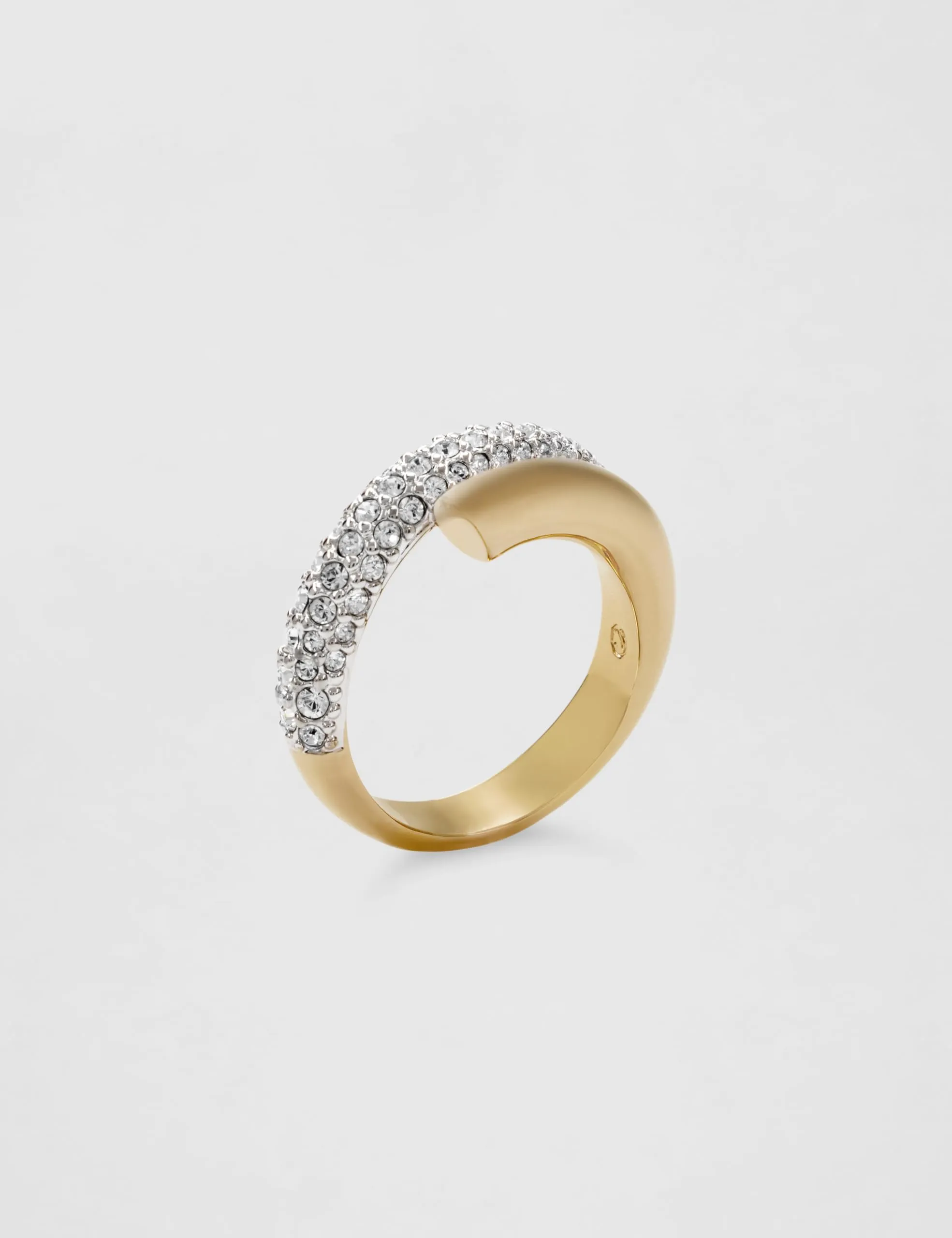 Swarovski Dextera Anello, Bianco, Placcato color oro, 5668810 - immagine 3