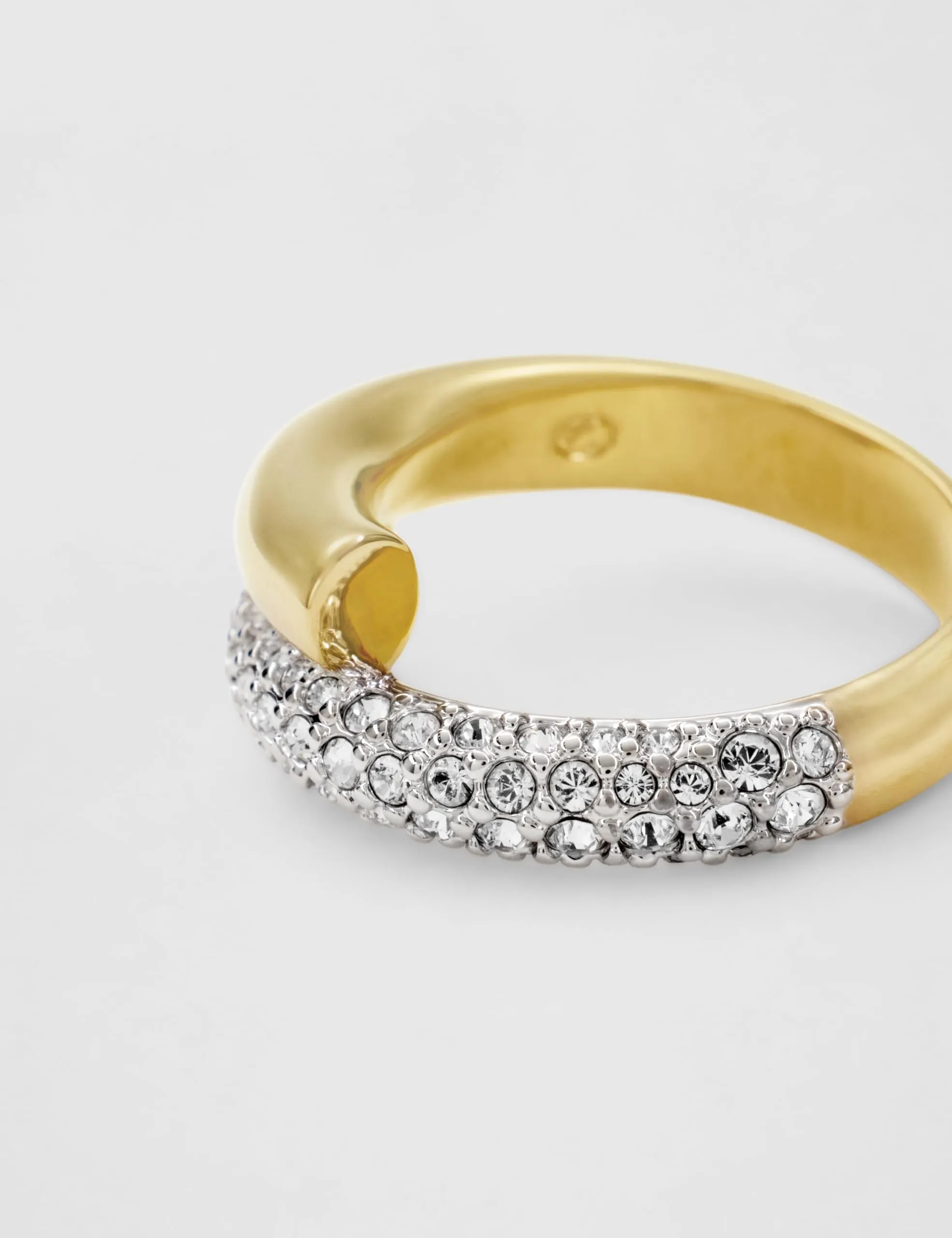 Swarovski Dextera Anello, Bianco, Placcato color oro, 5668810 - immagine 6