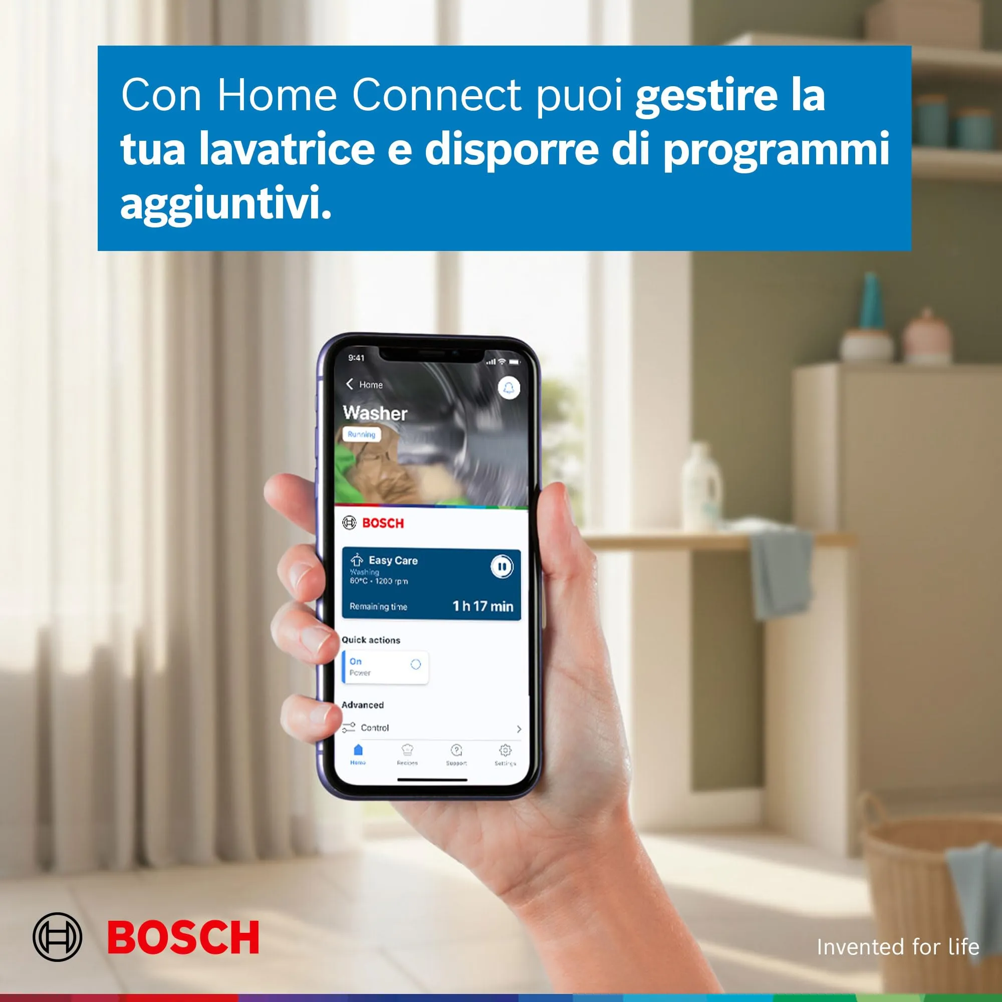Bosch Serie 8 WGB24402IT Lavatrice 9kg 1400 giri/min Classe A - immagine 5