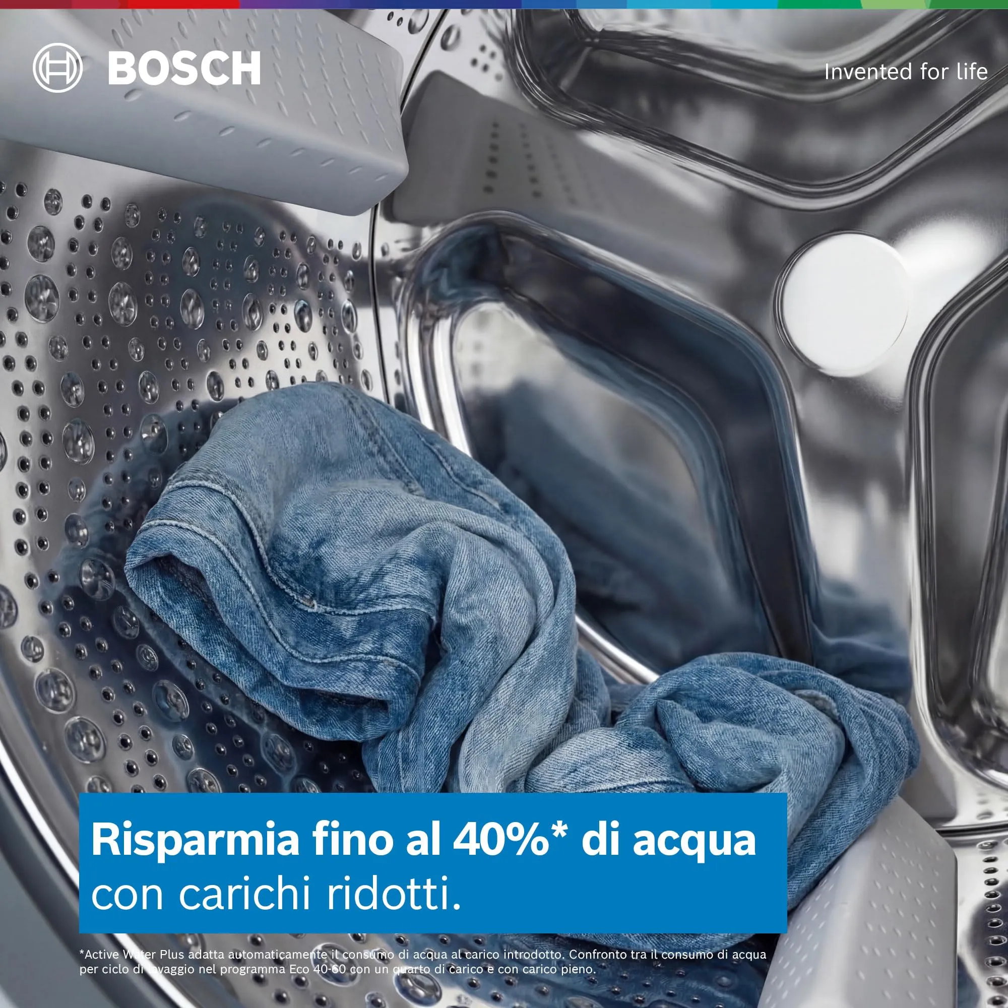 Bosch Serie 8 WGB24402IT Lavatrice 9kg 1400 giri/min Classe A - immagine 9