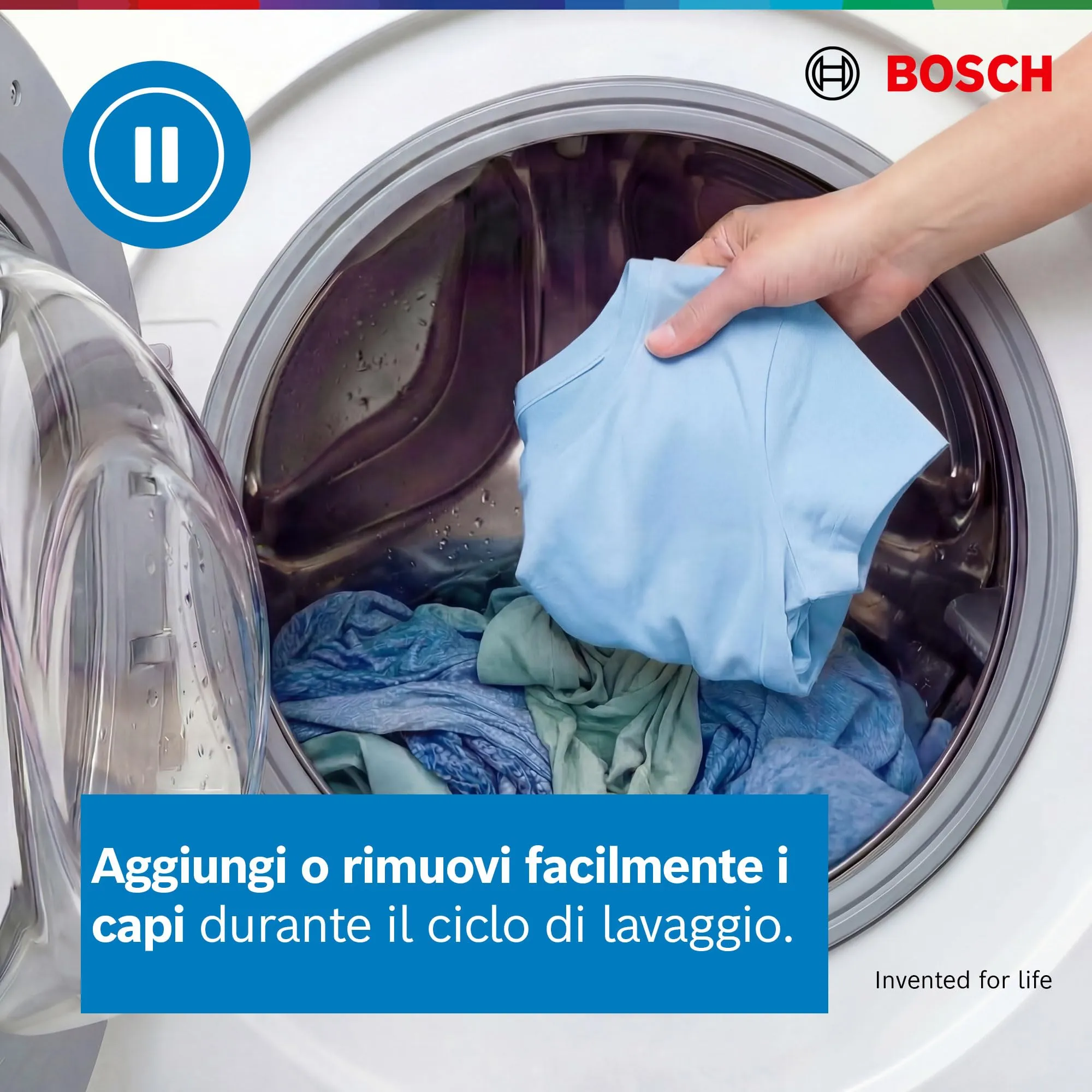 Bosch Serie 8 WGB24402IT Lavatrice 9kg 1400 giri/min Classe A - immagine 11