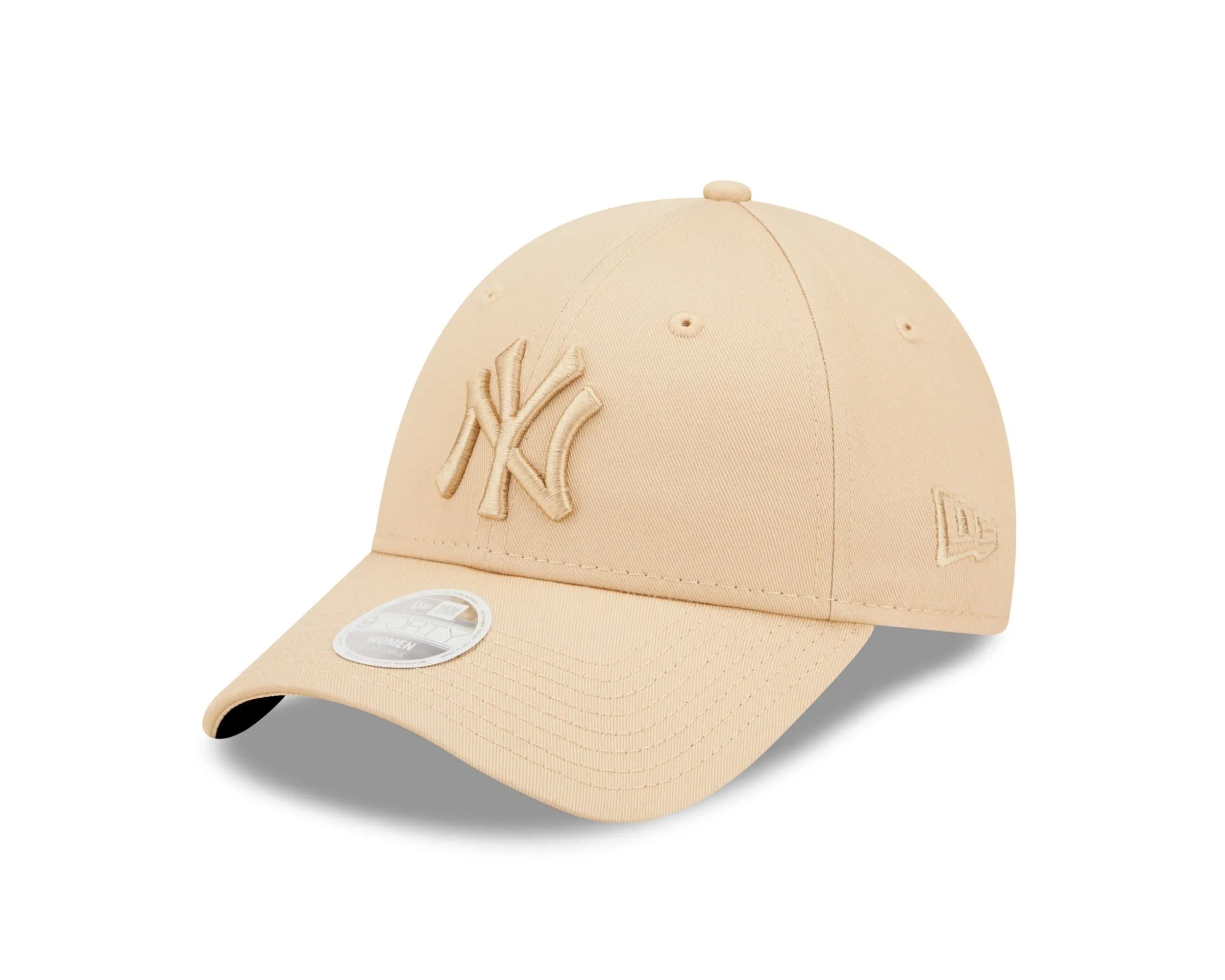 New Era York Yankees MLB 9Forty Adjustable Baseball Cap for Women - Beige - One Size - immagine 1