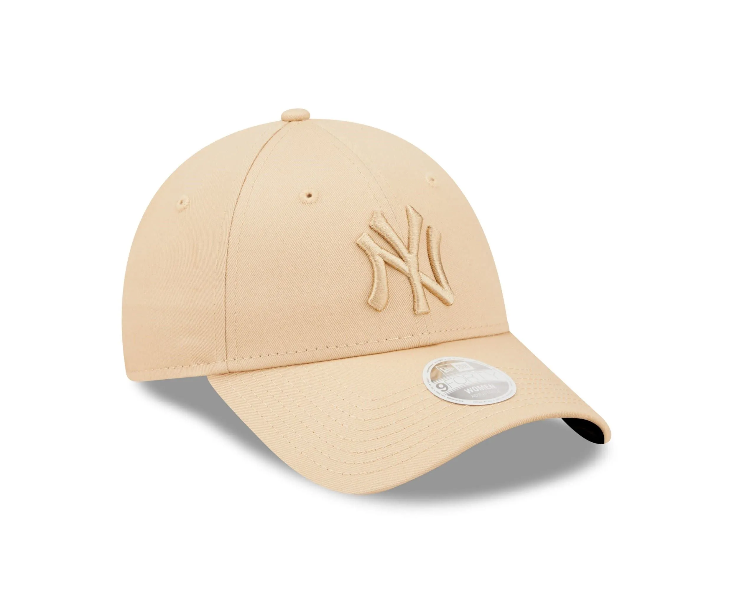 New Era York Yankees MLB 9Forty Adjustable Baseball Cap for Women - Beige - One Size - immagine 3