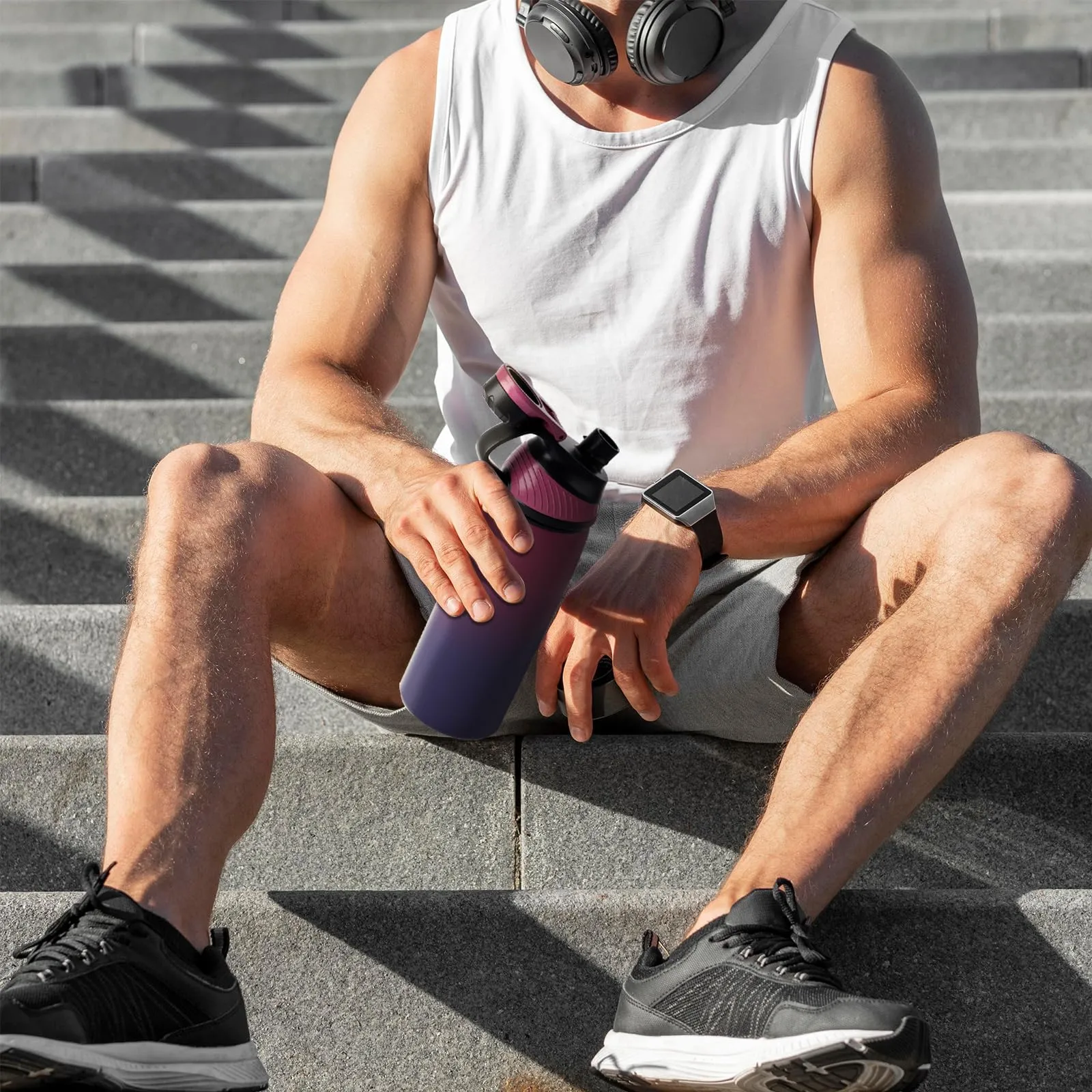 Fjbottle Borraccia Termica in Acciaio Inox con Tappo Magnetico, 600ml - immagine 6