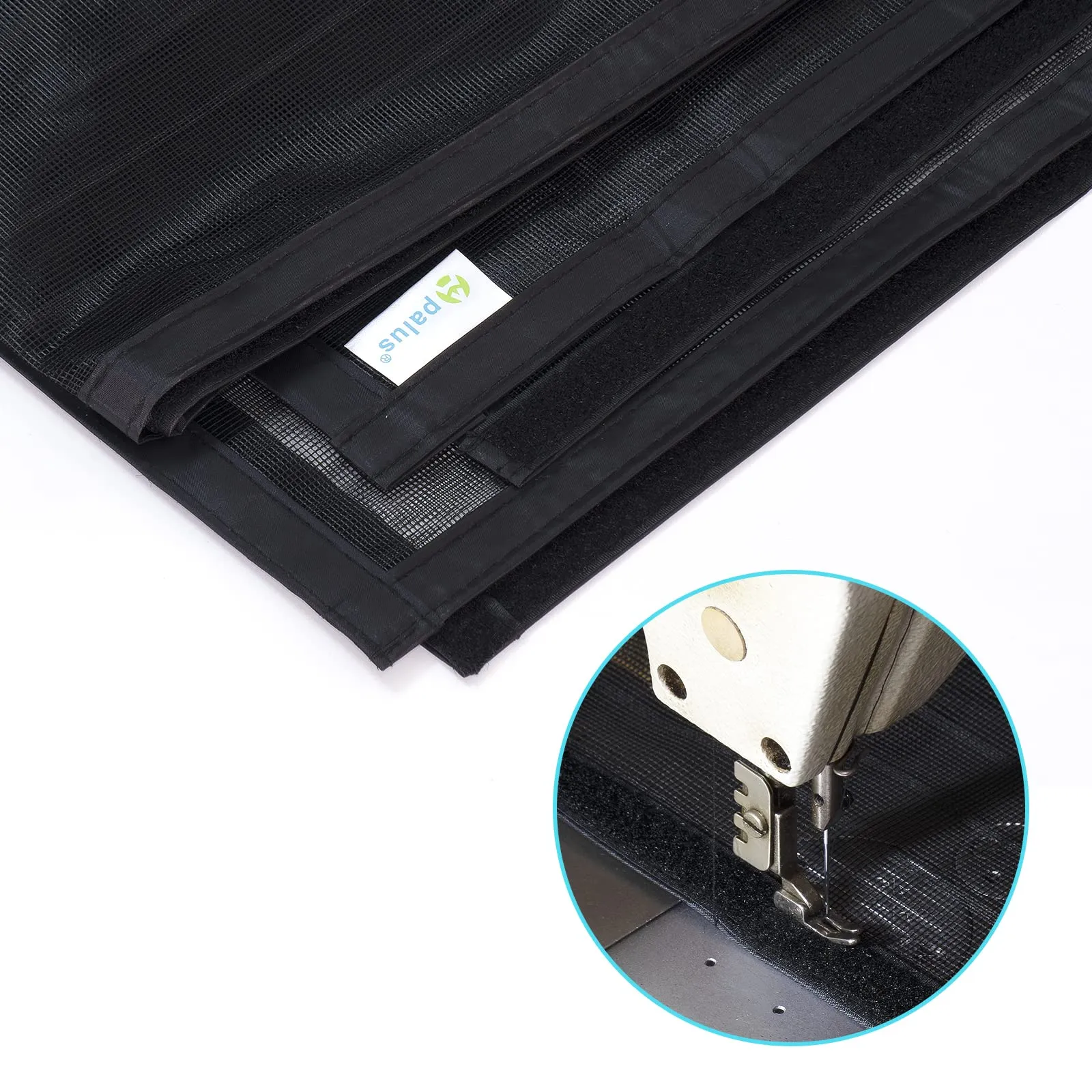 Apalus Zanzariera Magnetica per Porte, 95x215 cm, Nero - immagine 6