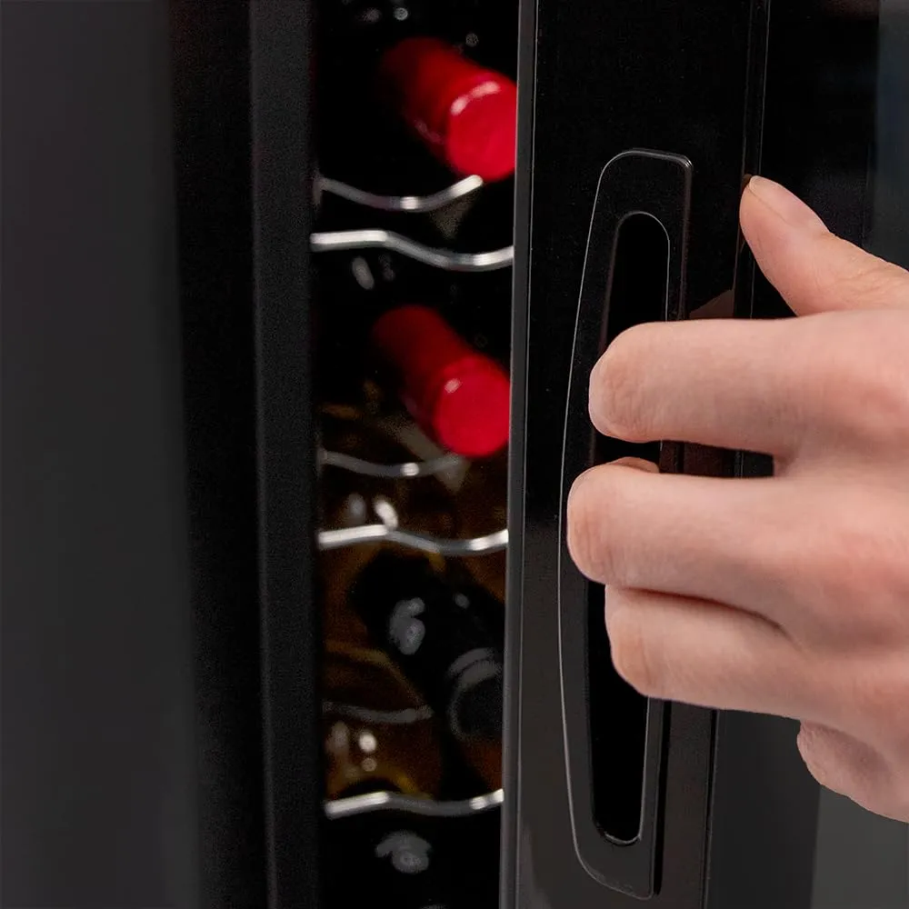 Cecotec Bolero GrandSommelier 1250 CoolCrystal Cantinetta Vino, 12 Bottiglie, Raffreddamento Termoelettrico, LED - immagine 9