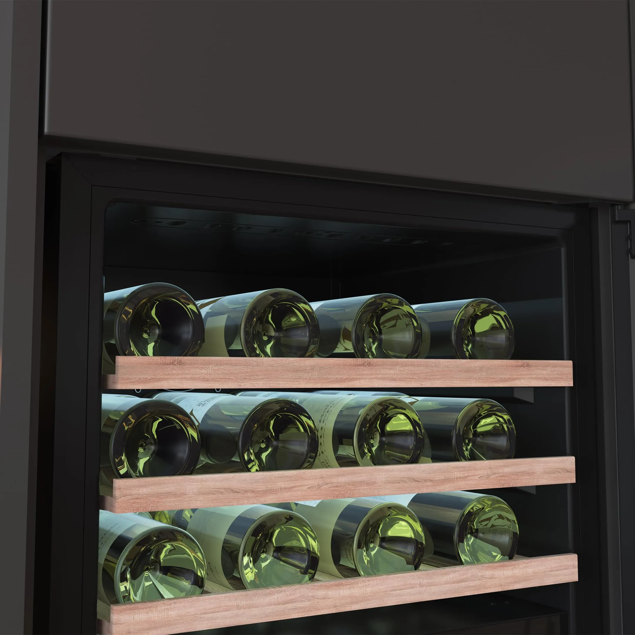 Cecotec Bolero Grandsommelier Duo 57000 Cantinetta Integrabile 57 Bottiglie Black - immagine 7