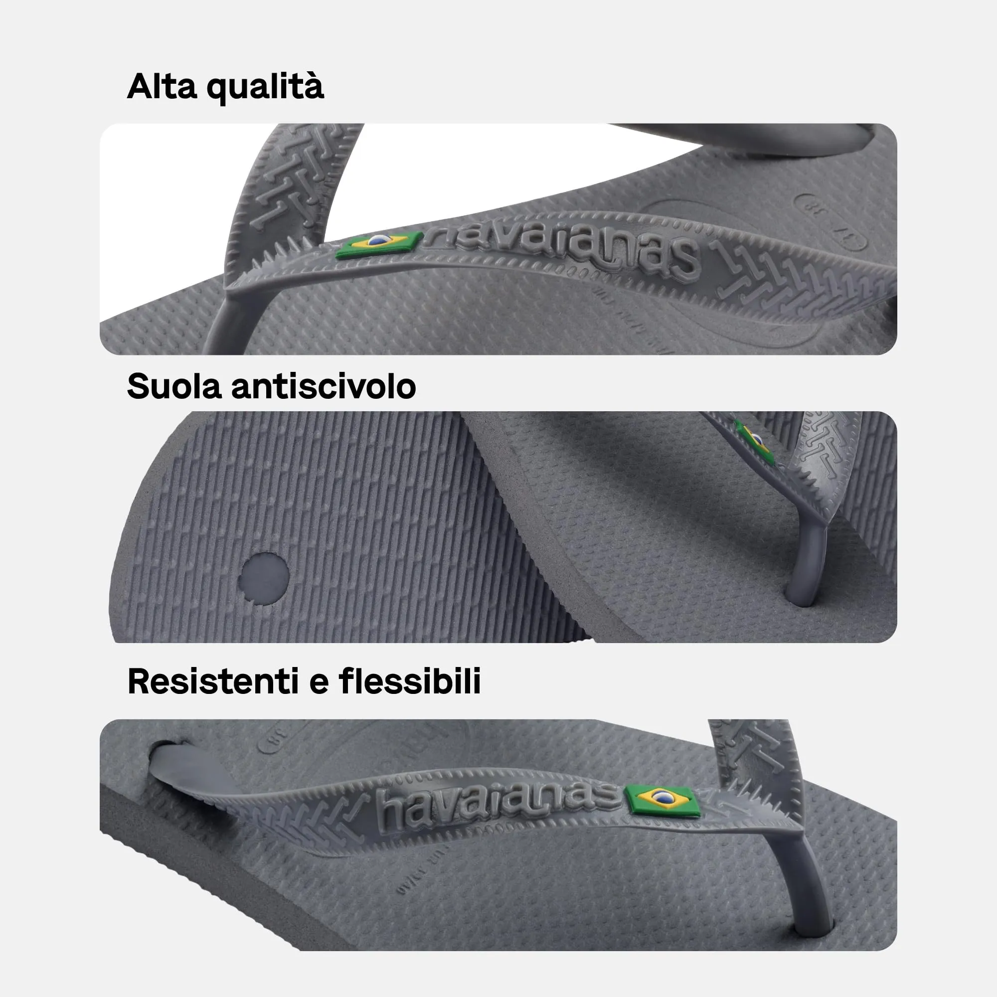 Havaianas Top Brasil Unisex Flip Flops, 43/44 EU - immagine 6