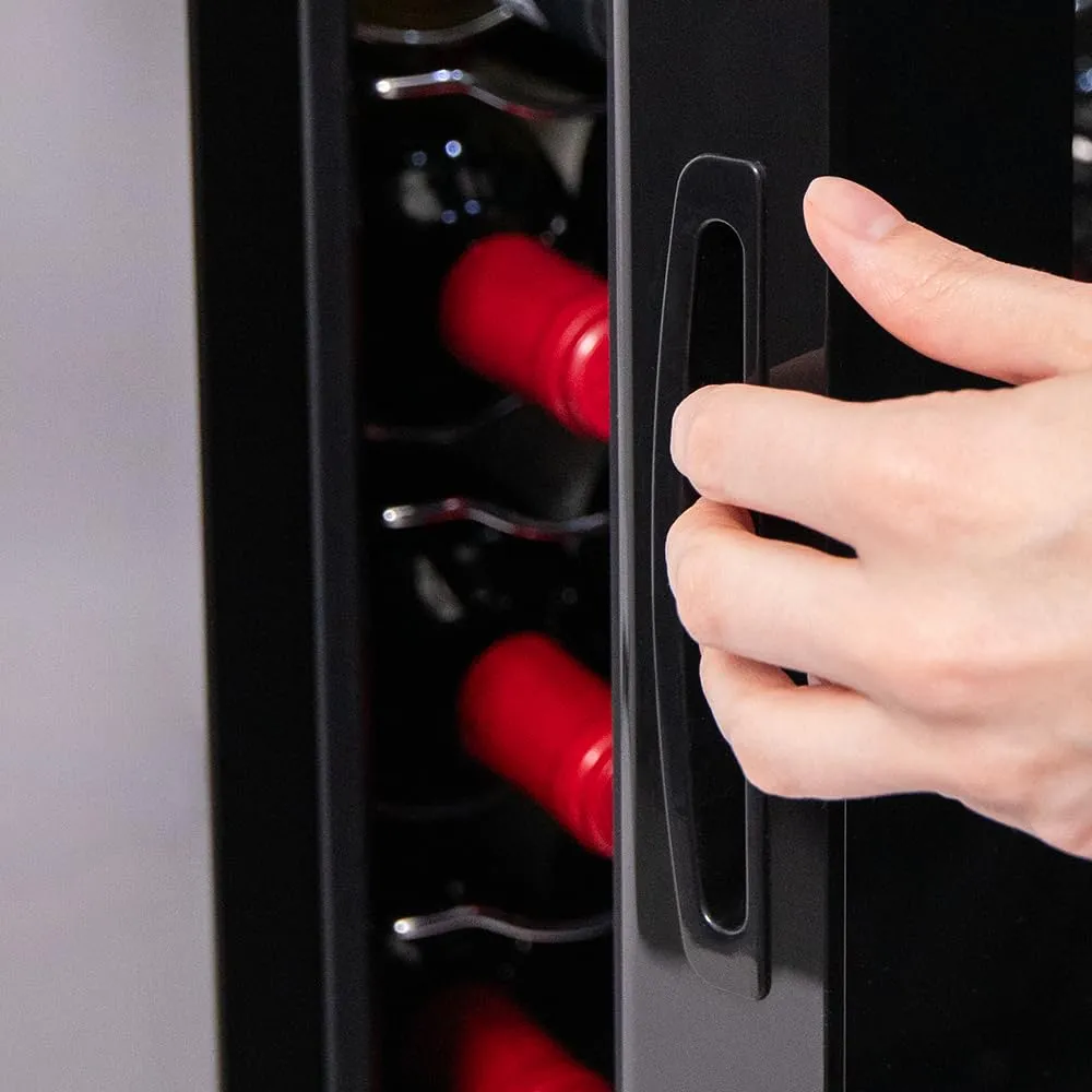 Cecotec Bolero GrandSommelier 1550 CoolCrystal Cantinetta Vino, 15 Bottiglie, Termoelettrica, 5-18ºC - immagine 9