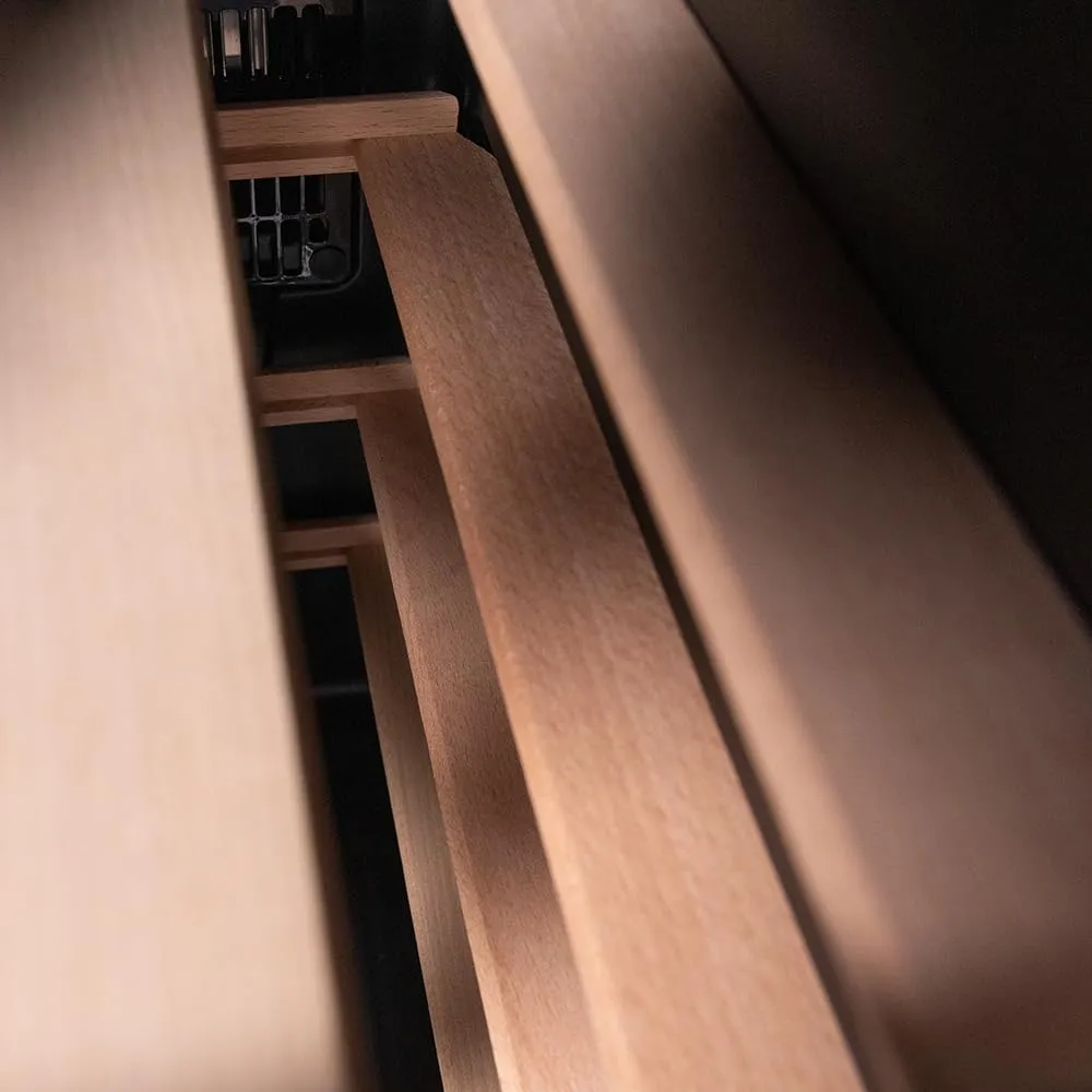 Cecotec Cantinetta Vino Bolero GrandSommelier 1270 CoolWood, 12 Bottiglie, Termoelettrica, 8-18ºC, Pannello Touch, LED Interno - immagine 5