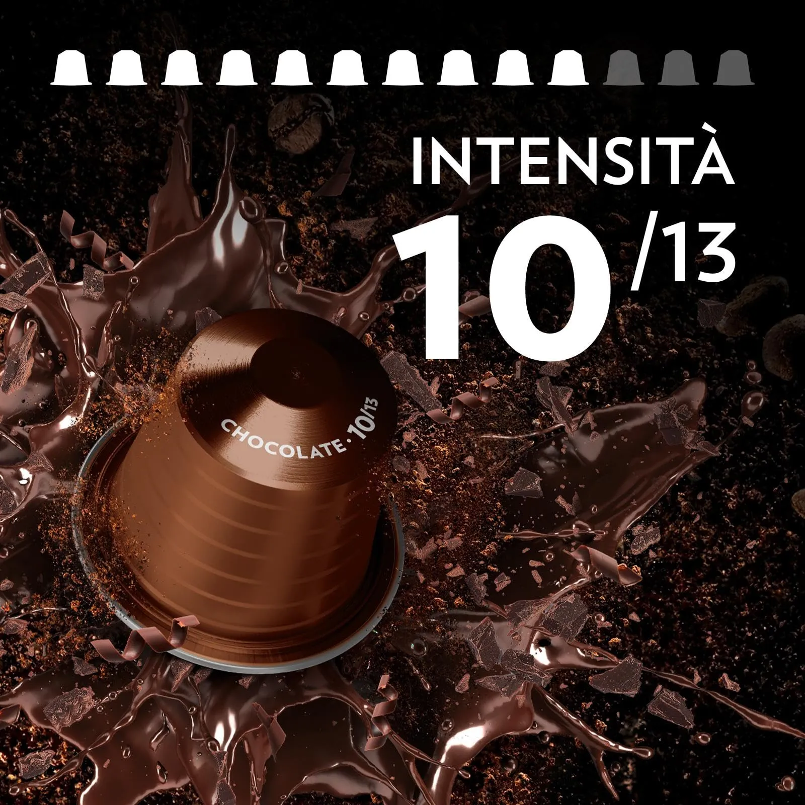 Lavazza Espresso Gourmet Chocolate, 100 Nespresso Compatible Capsules - immagine 3