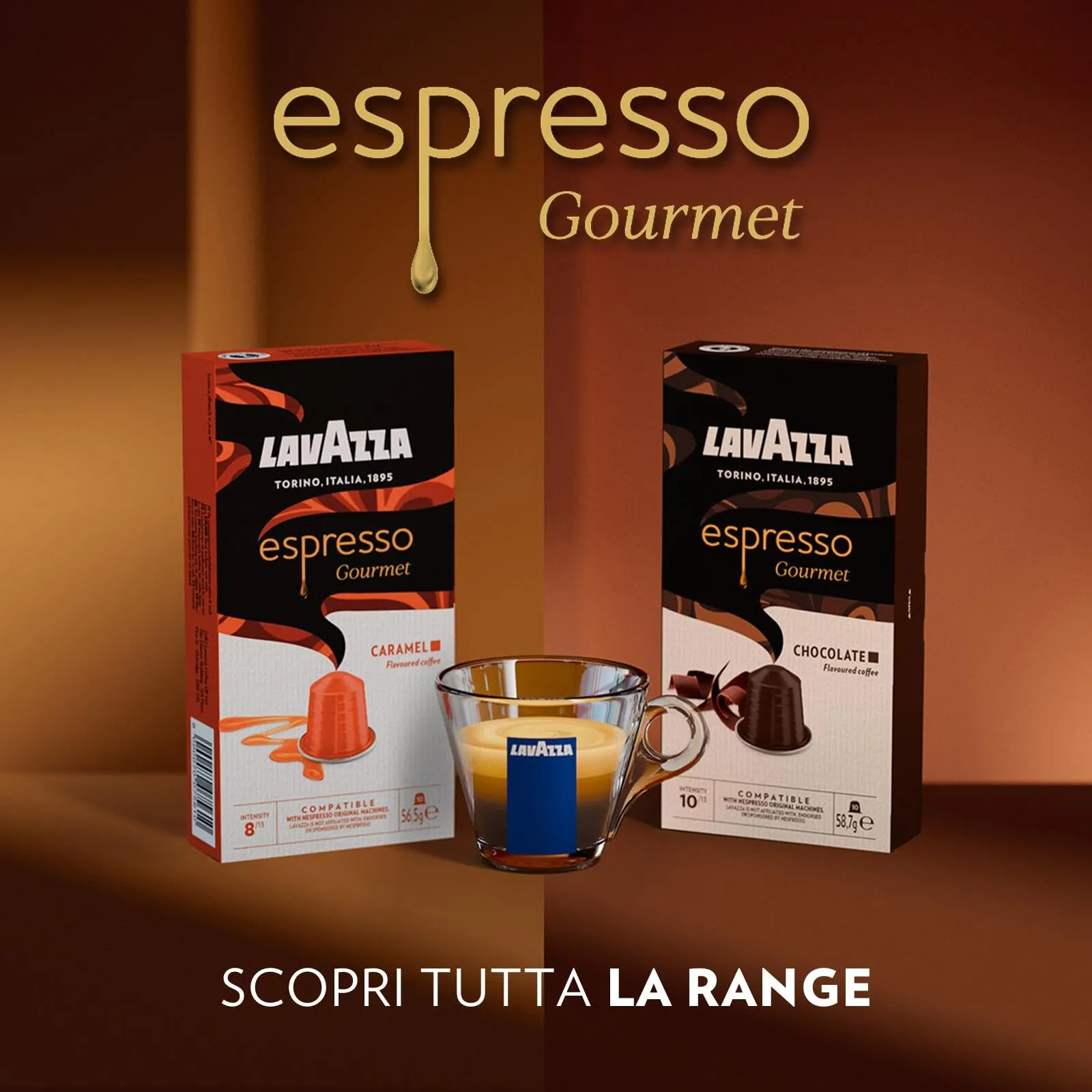Lavazza Espresso Gourmet Caramel, 100 Nespresso Compatible Capsules - immagine 7