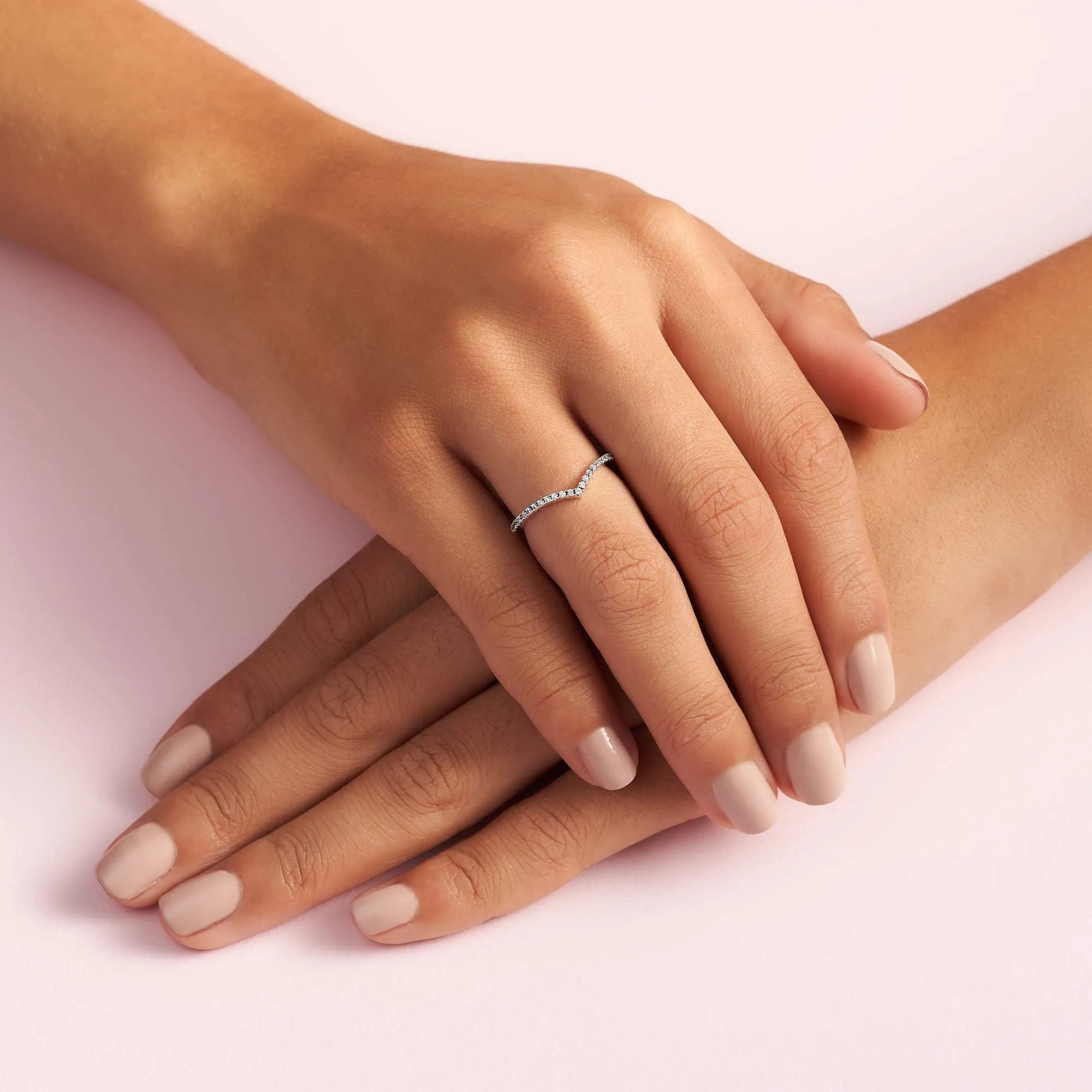 Pandora Anello Wishbone in Argento Sterling con Zirconia Cubica, 48 - immagine 7