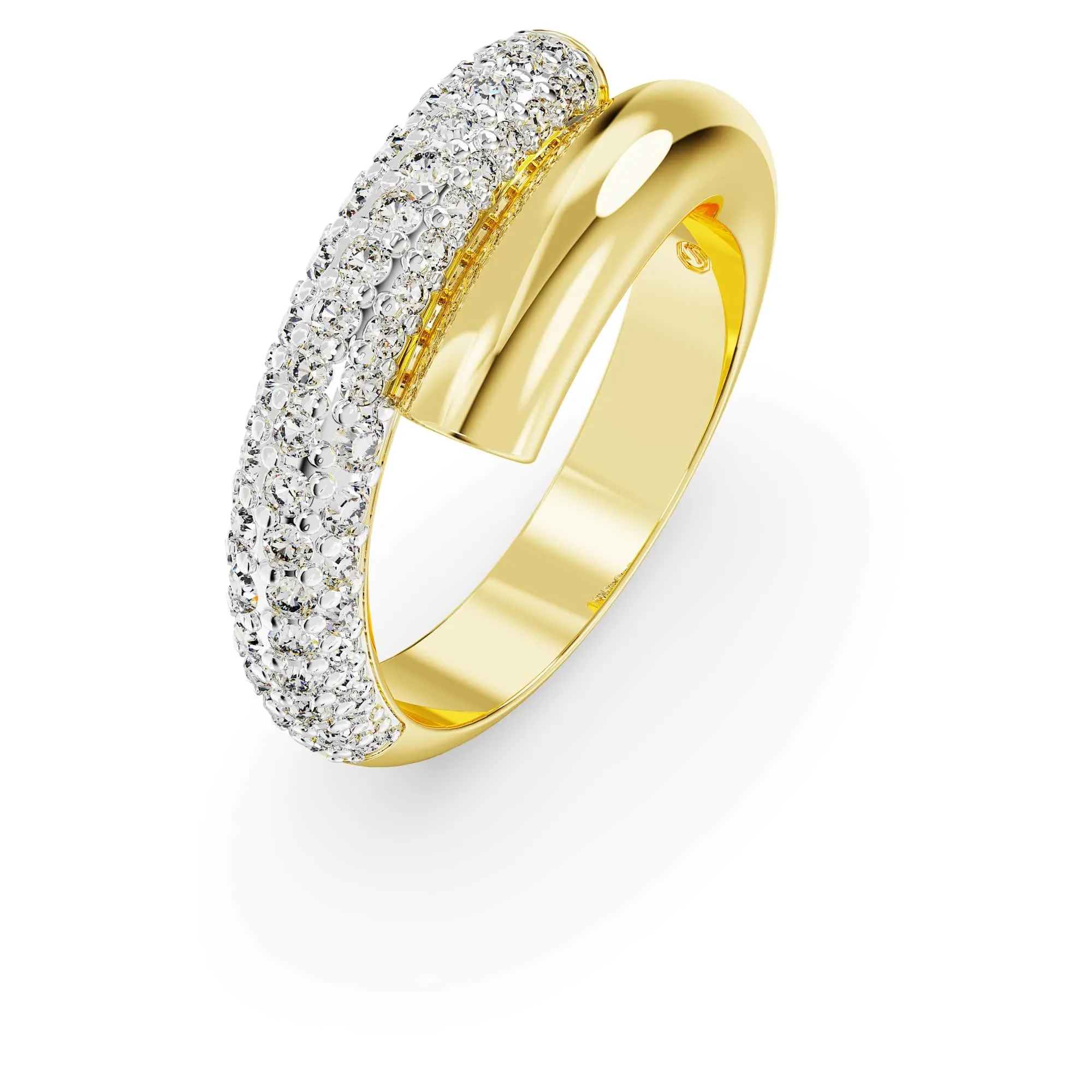 Swarovski Dextera Ring, White, Gold-plated, Size 52 - immagine 2