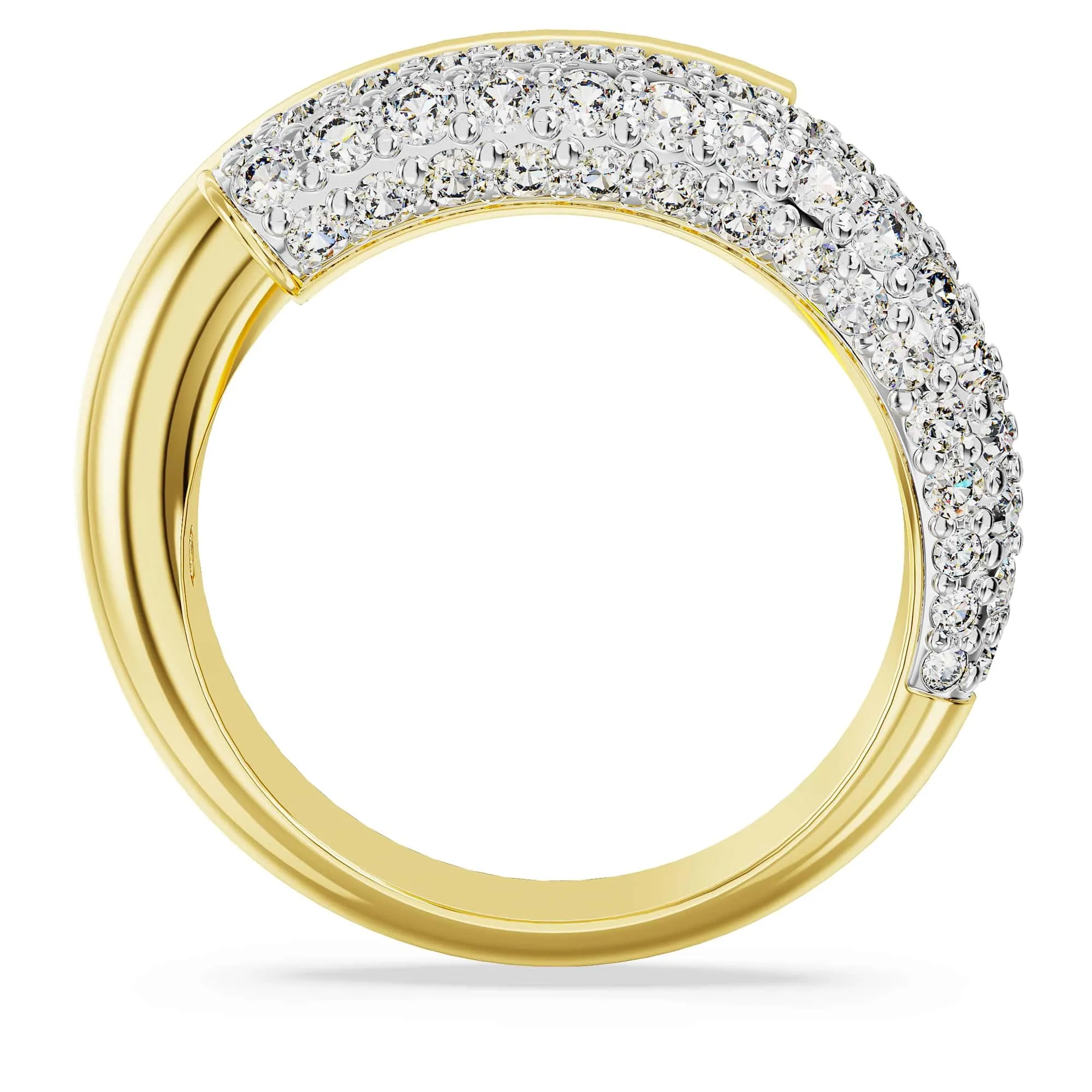 Swarovski Dextera Ring, White, Gold-plated, Size 52 - immagine 4