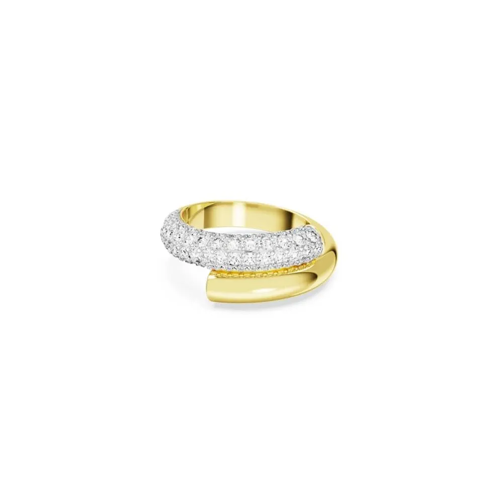 Swarovski Dextera Ring, White, Gold Tone Plated - immagine 1