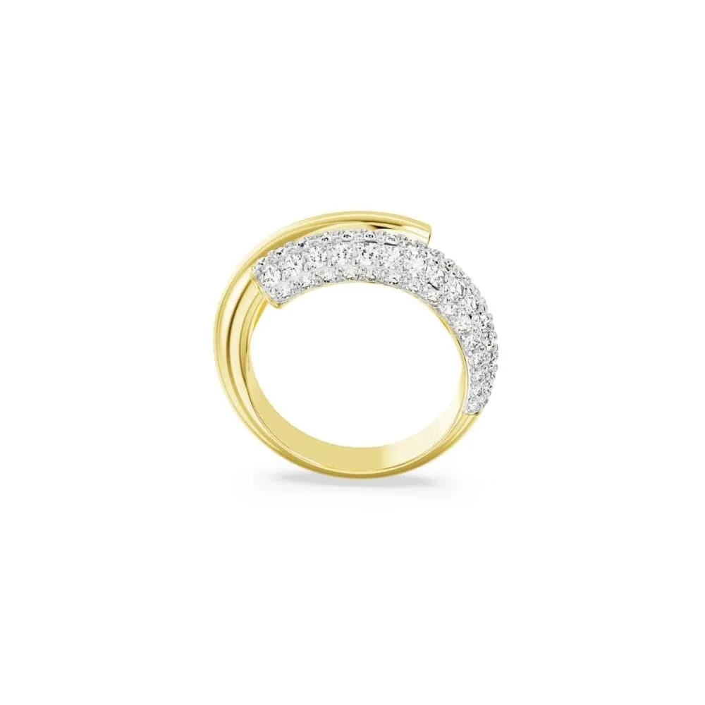 Swarovski Dextera Ring, White, Gold Tone Plated - immagine 4