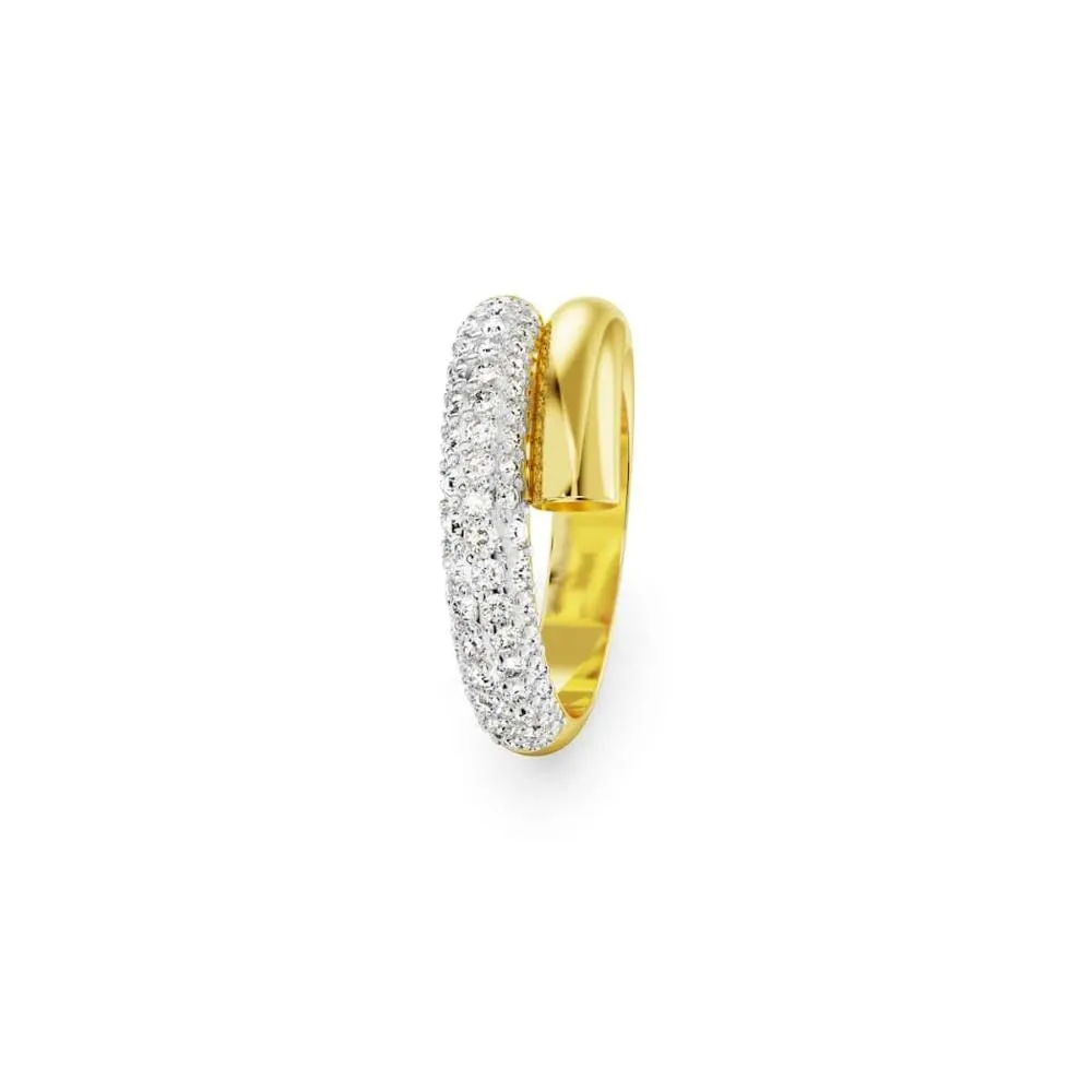 Swarovski Dextera Ring, White, Gold-Tone Plated, Size 58 - immagine 3