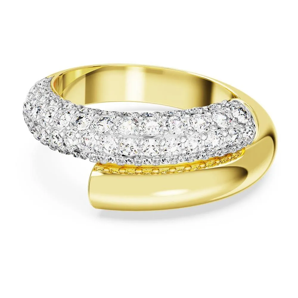 Swarovski Dextera Ring, White, Gold-Tone Plated, Size 58 - immagine 5