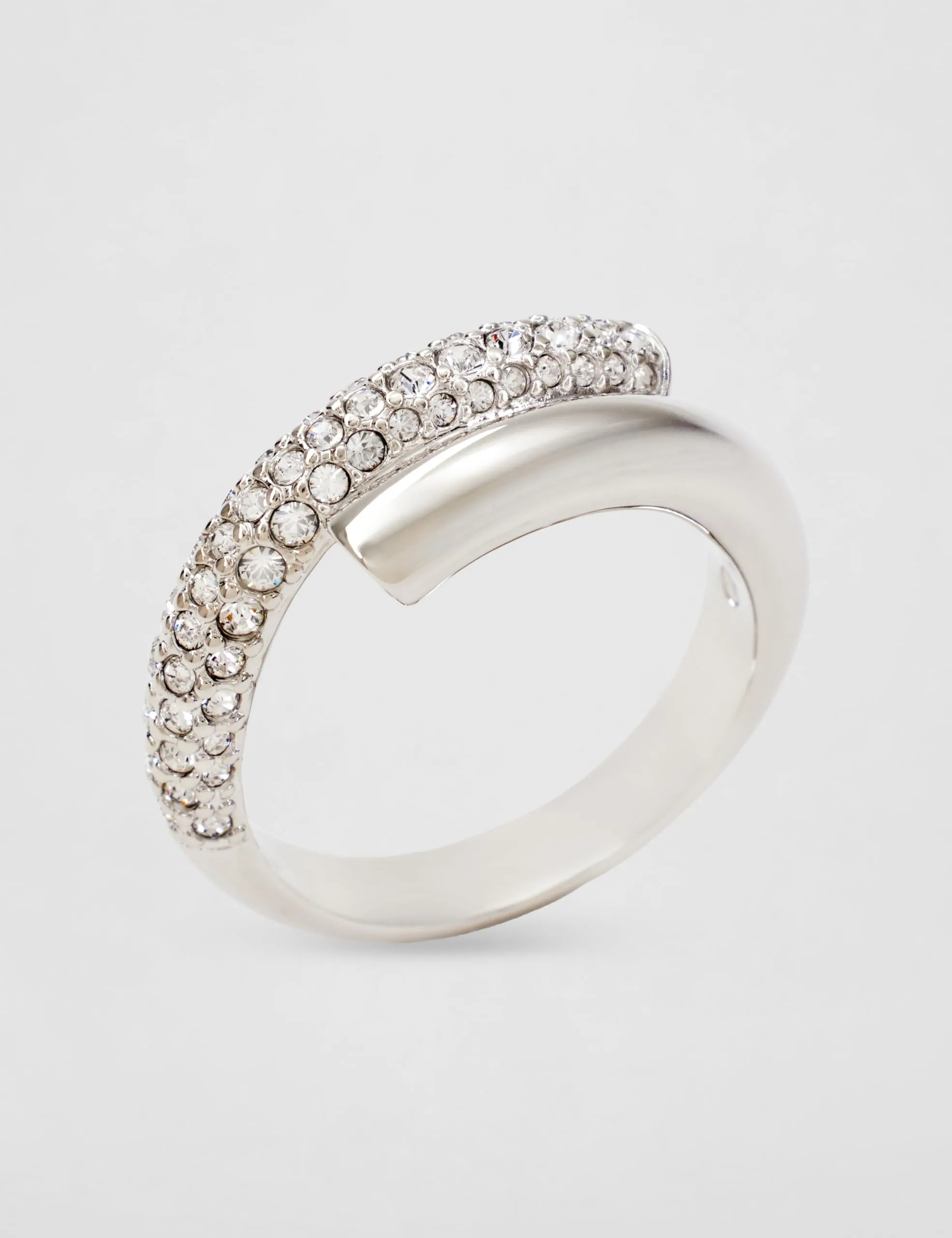Swarovski Dextera Anello, Bianco, Placcato rodio, 57 mm - immagine 5