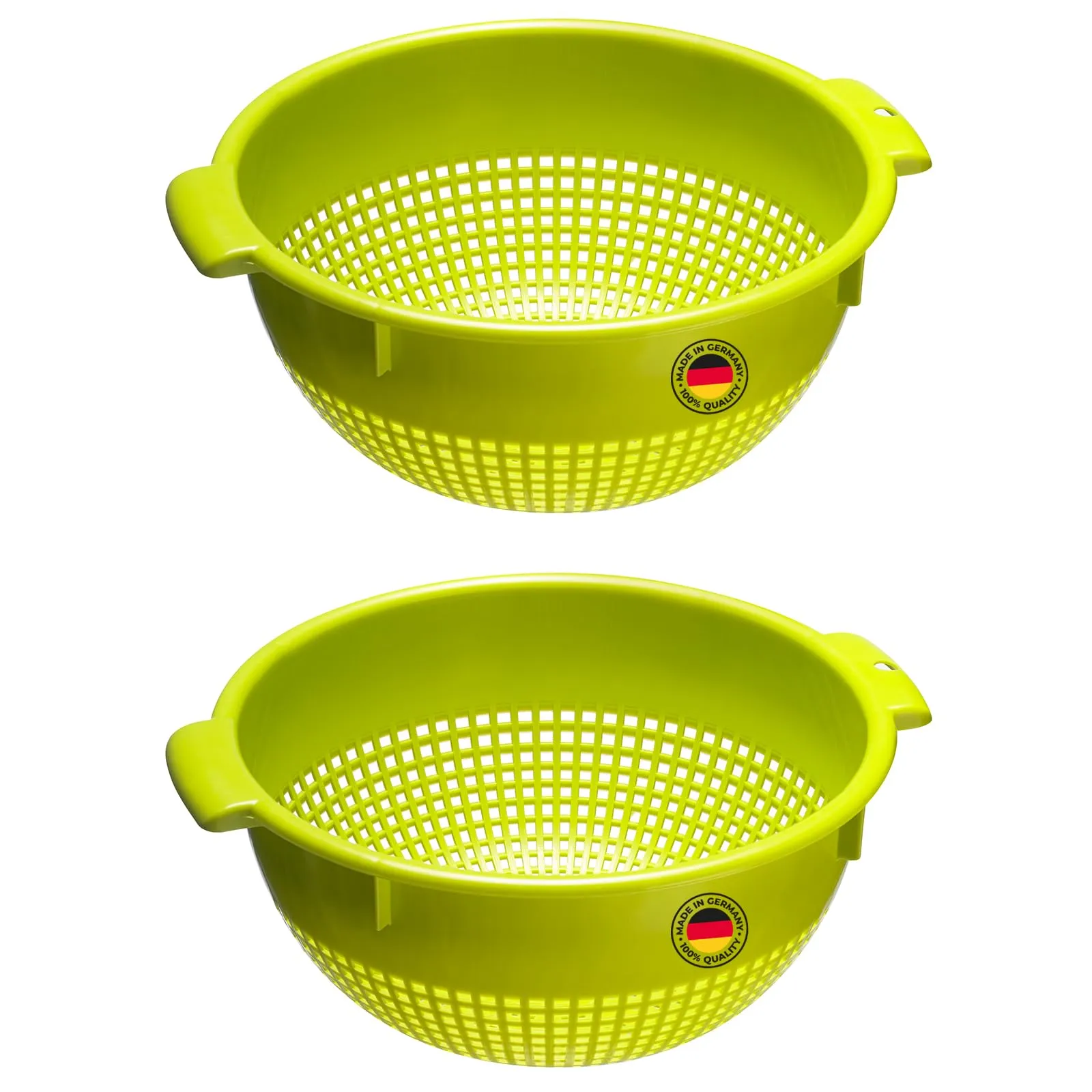 Westmark Colino, Set di 2 Colini in Plastica, ø 24 cm, Verde Mela - immagine 1