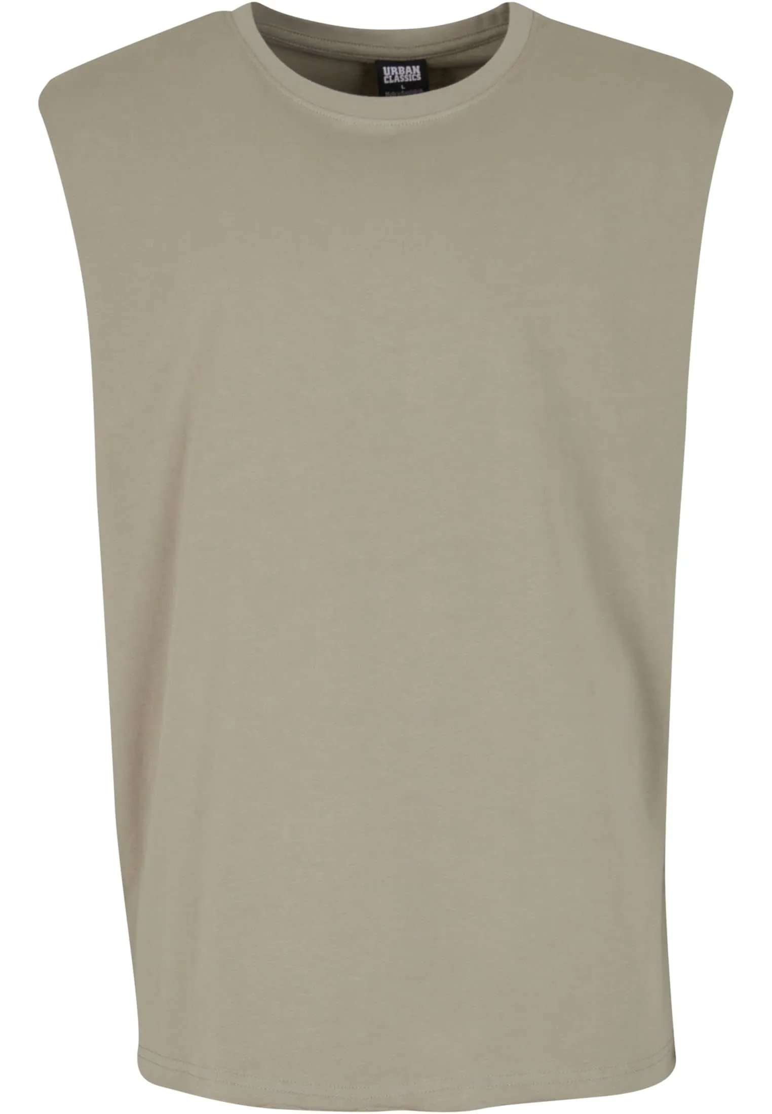Urban Classics Open Edge Sleeveless Tee, Paleolive, 5XL - immagine 4