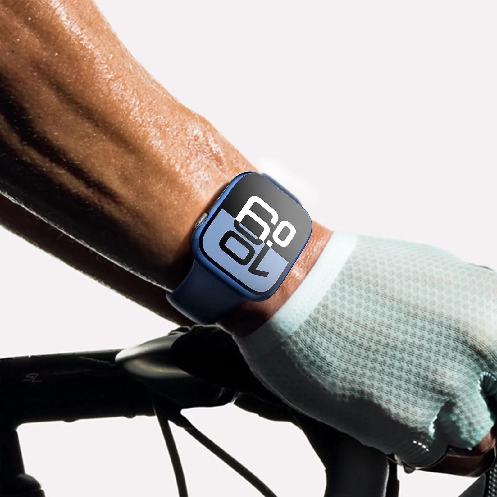 Misxi Cover Protezione con Vetro Temperato per Apple Watch Serie 11/10 42mm, 1 Blu + 1 Trasparente - immagine 7