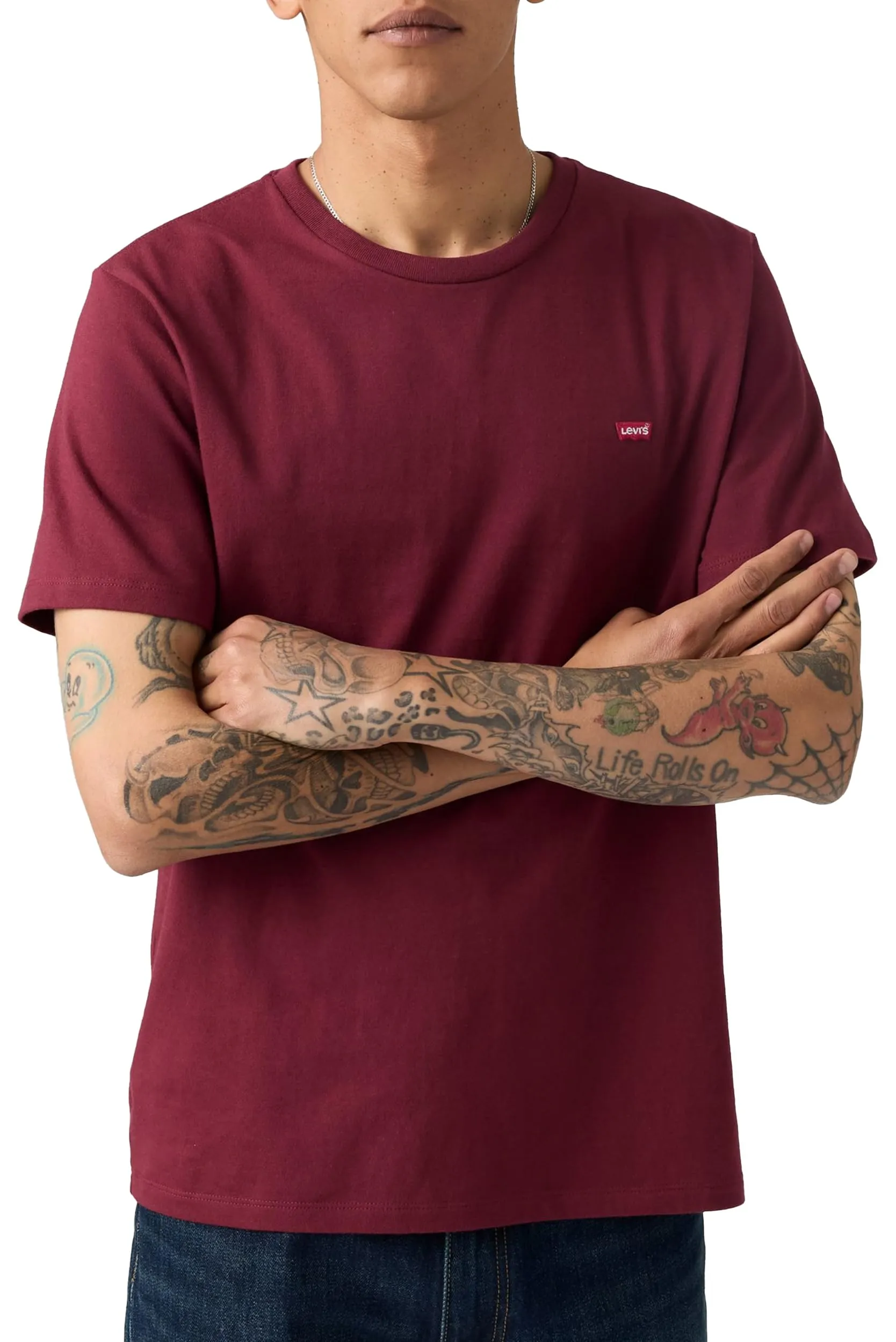 Levi's SS Original HM Tee - Tawny Port, S - immagine 4