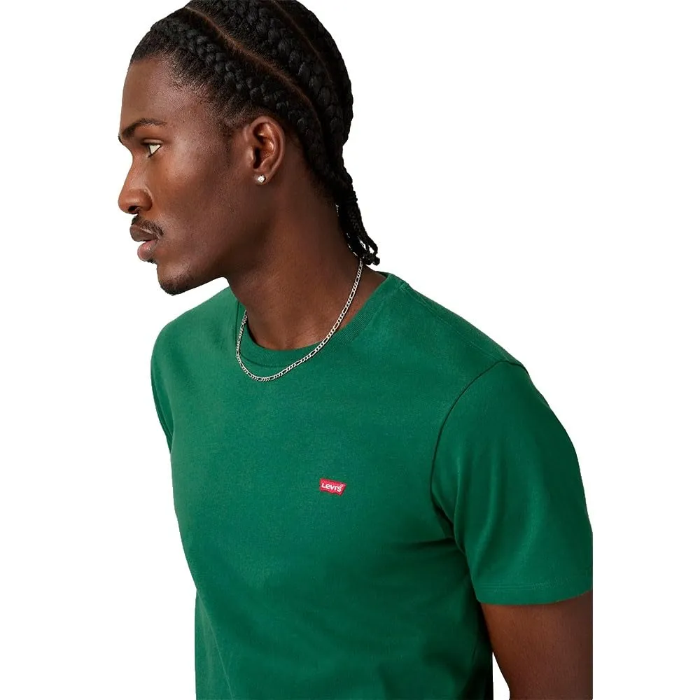 Levi's Original HM Tee Men's Short Sleeve T-Shirt, Verde Scuro, S - immagine 3