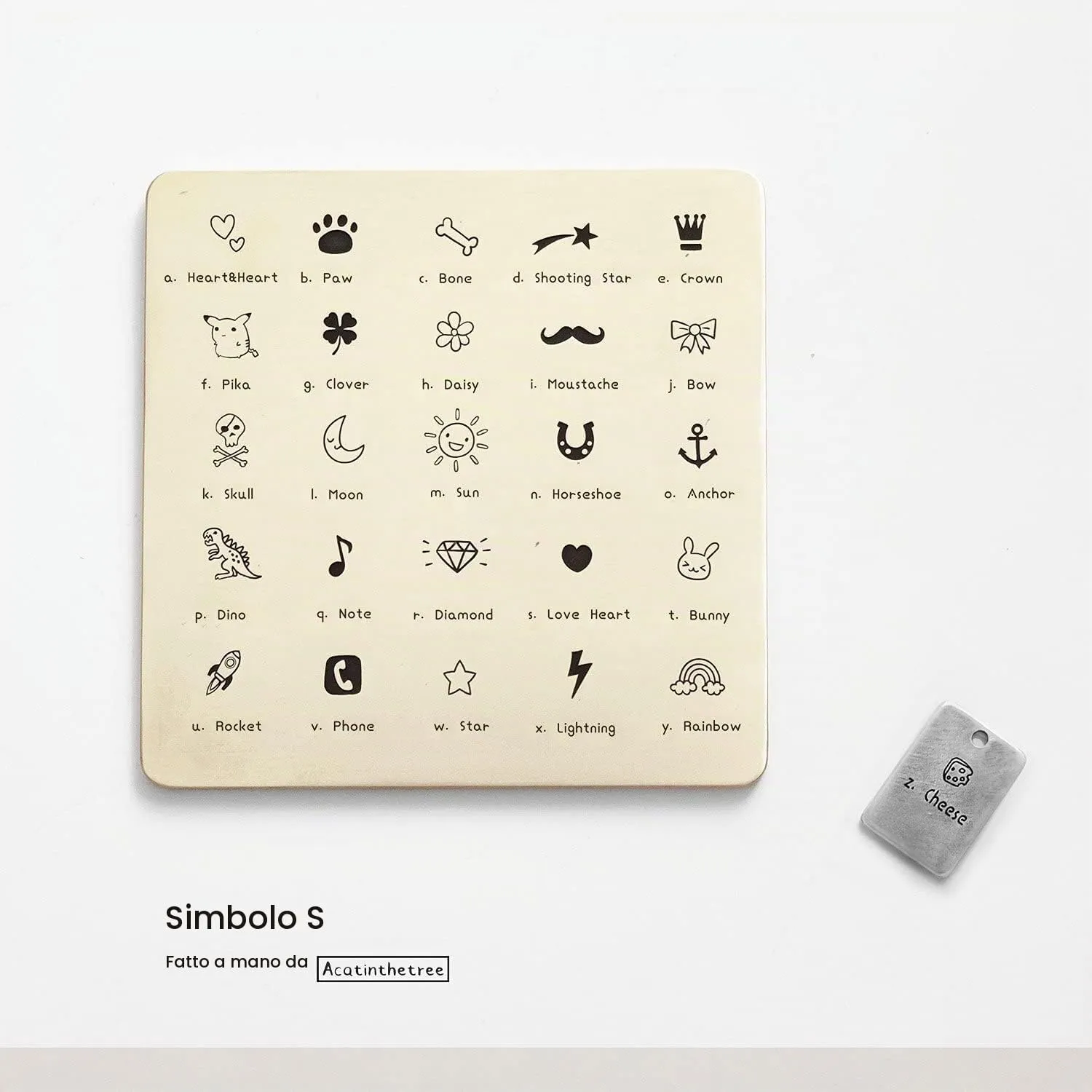 Acatinthetree Medagliette Identificative Personalizzate per Cane e Gatto in Ottone, Piccolissimo 19 mm - immagine 6
