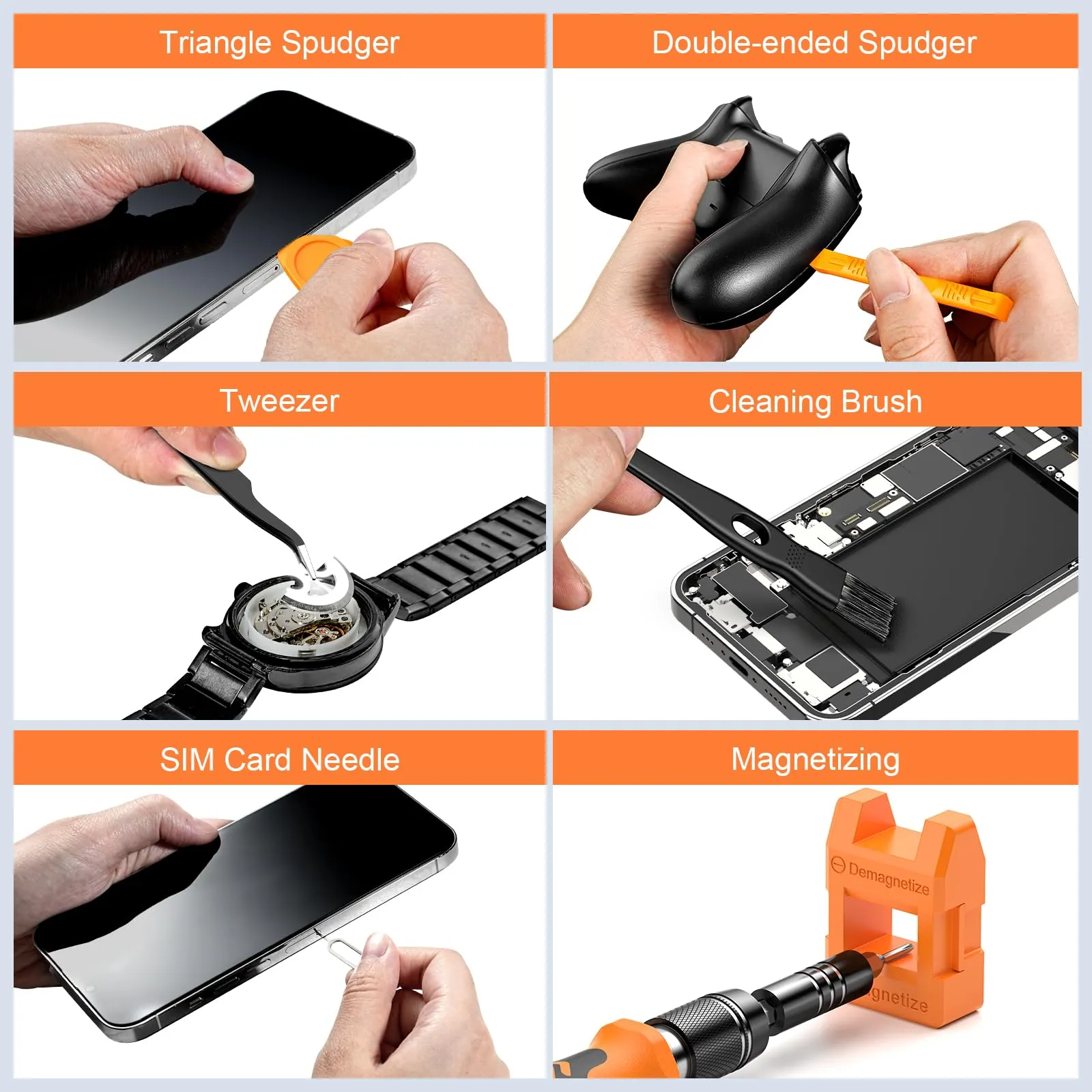 Jorest 117 in 1 Precision Screwdriver Set, Professional Mini Magnetic Repair Kit for PC, iPhone, Laptop, Glasses, Watches, Switch, PS4, PS5, Xbox, Electronics - immagine 6