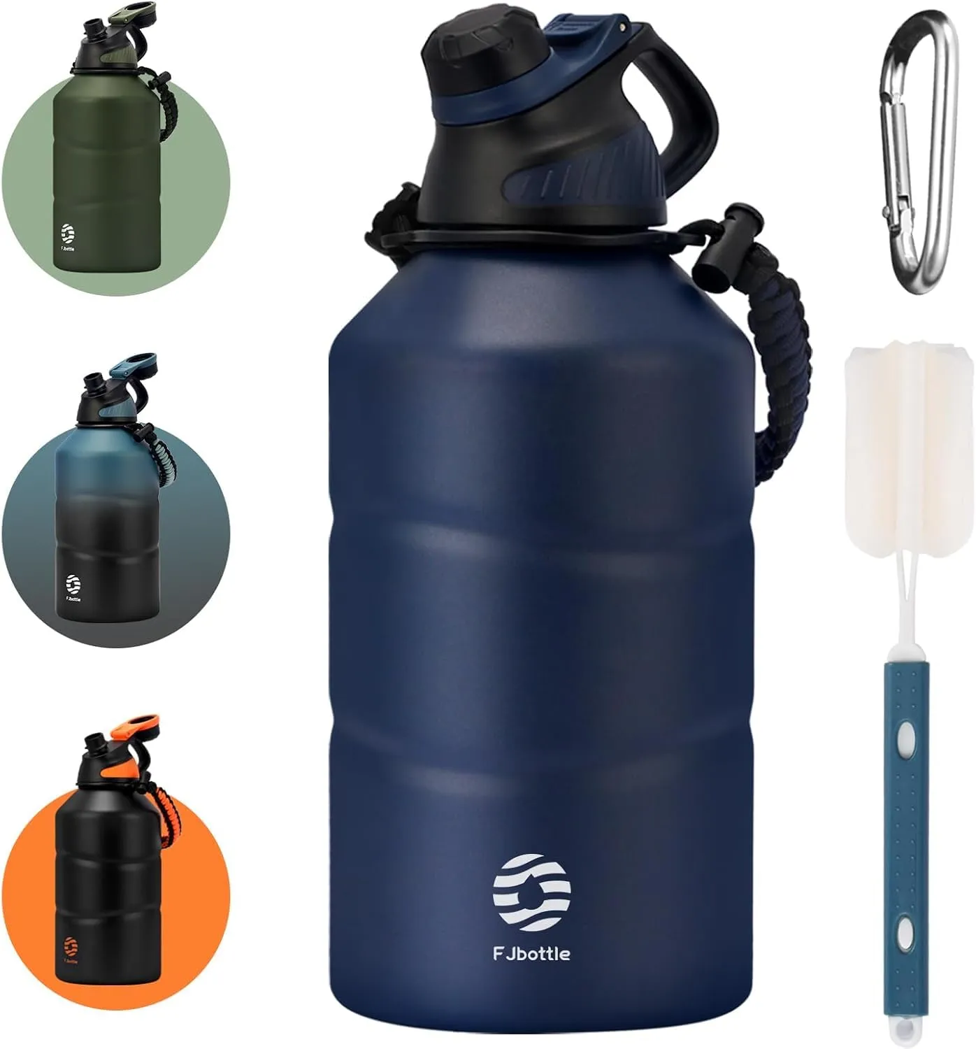 Fjbottle Borraccia Termica con Tappo Magnetico, 1900ml, Acciaio Inox - immagine 1