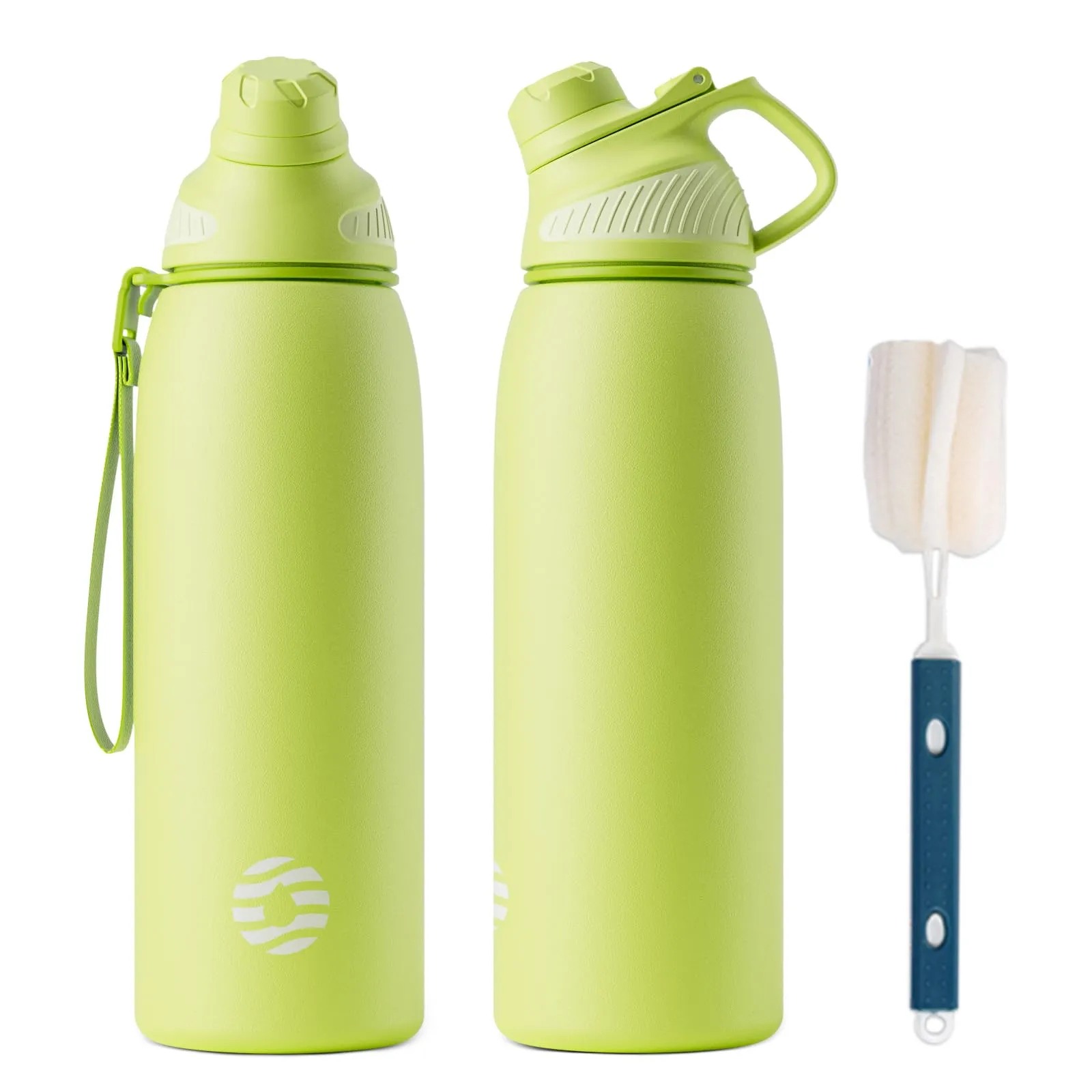 Fjbottle Borraccia Termica 1L Acciaio Inox con Tappo Magnetico Verde Oliva - immagine 1