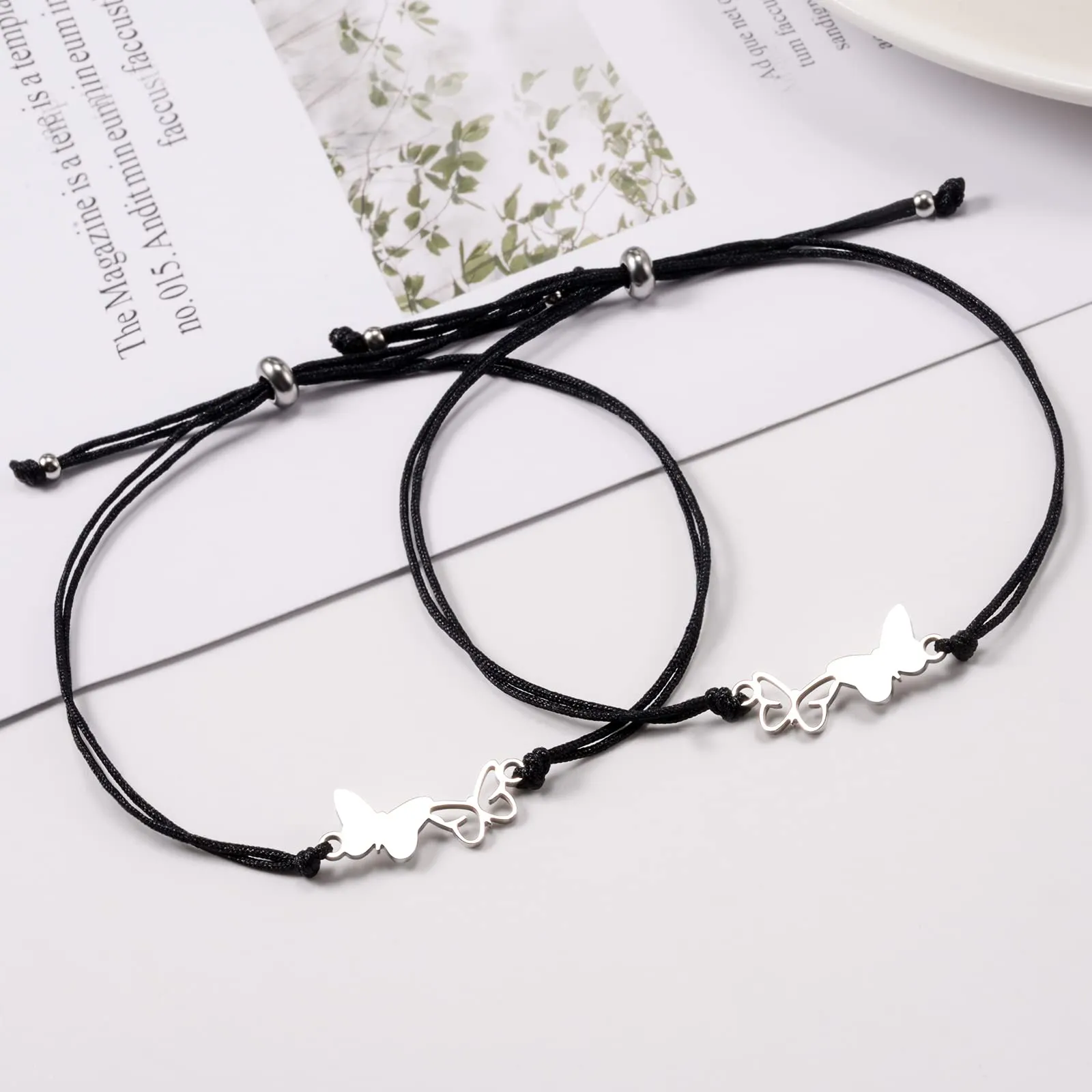VGWON Braccialetti Amicizia Promessa Mignolo per Coppia - immagine 2