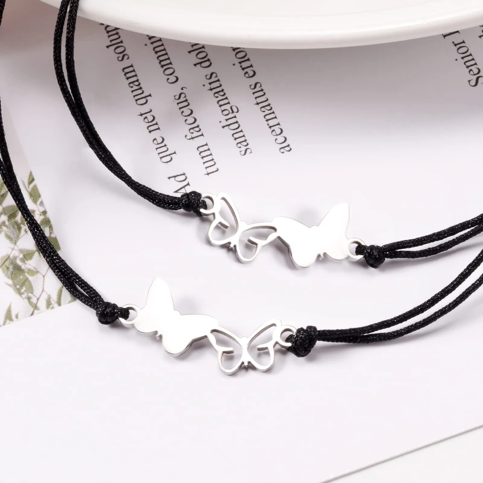 VGWON Braccialetti Amicizia Promessa Mignolo per Coppia - immagine 3