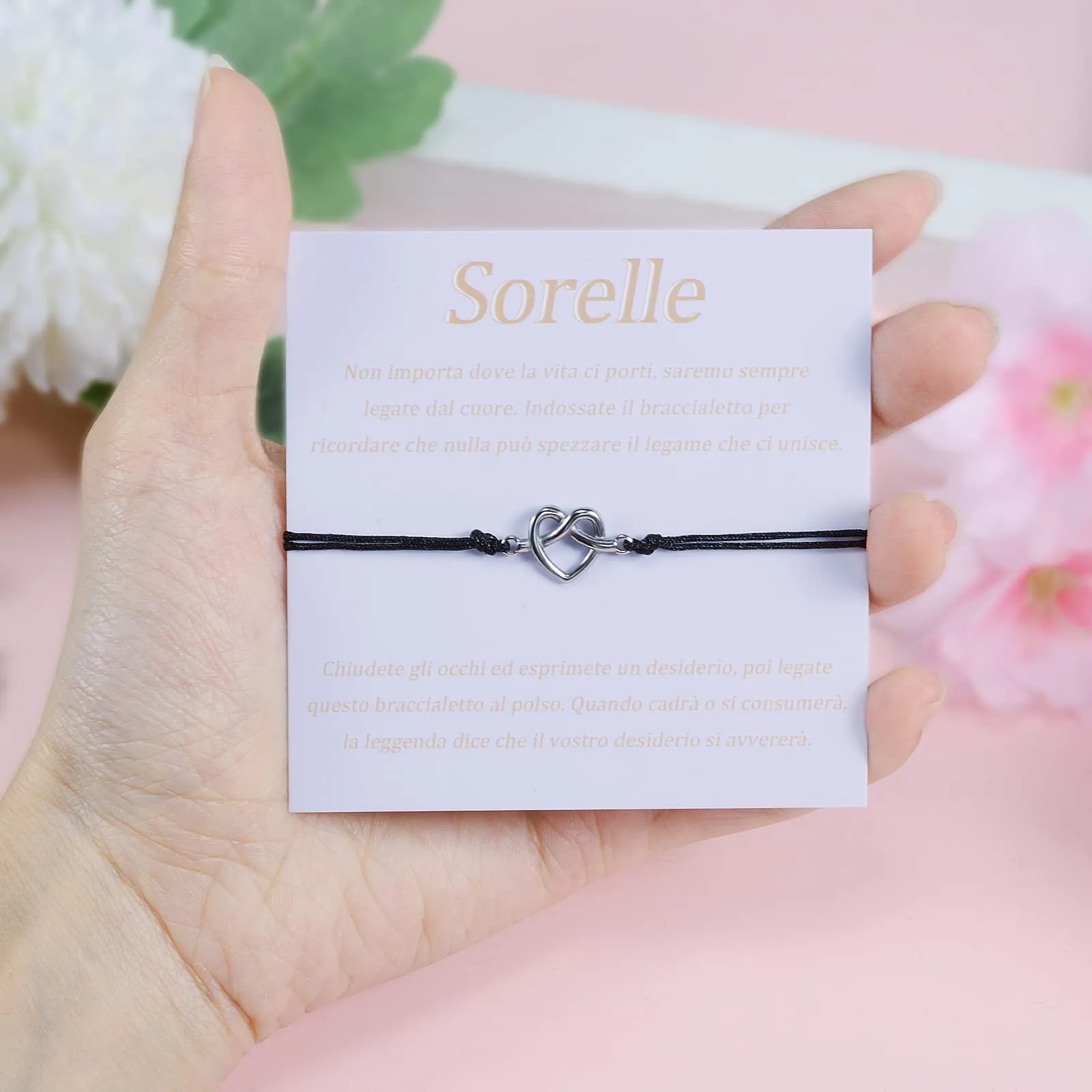VGWON Set di 2 Braccialetti Coordinati per Sorelle - immagine 3