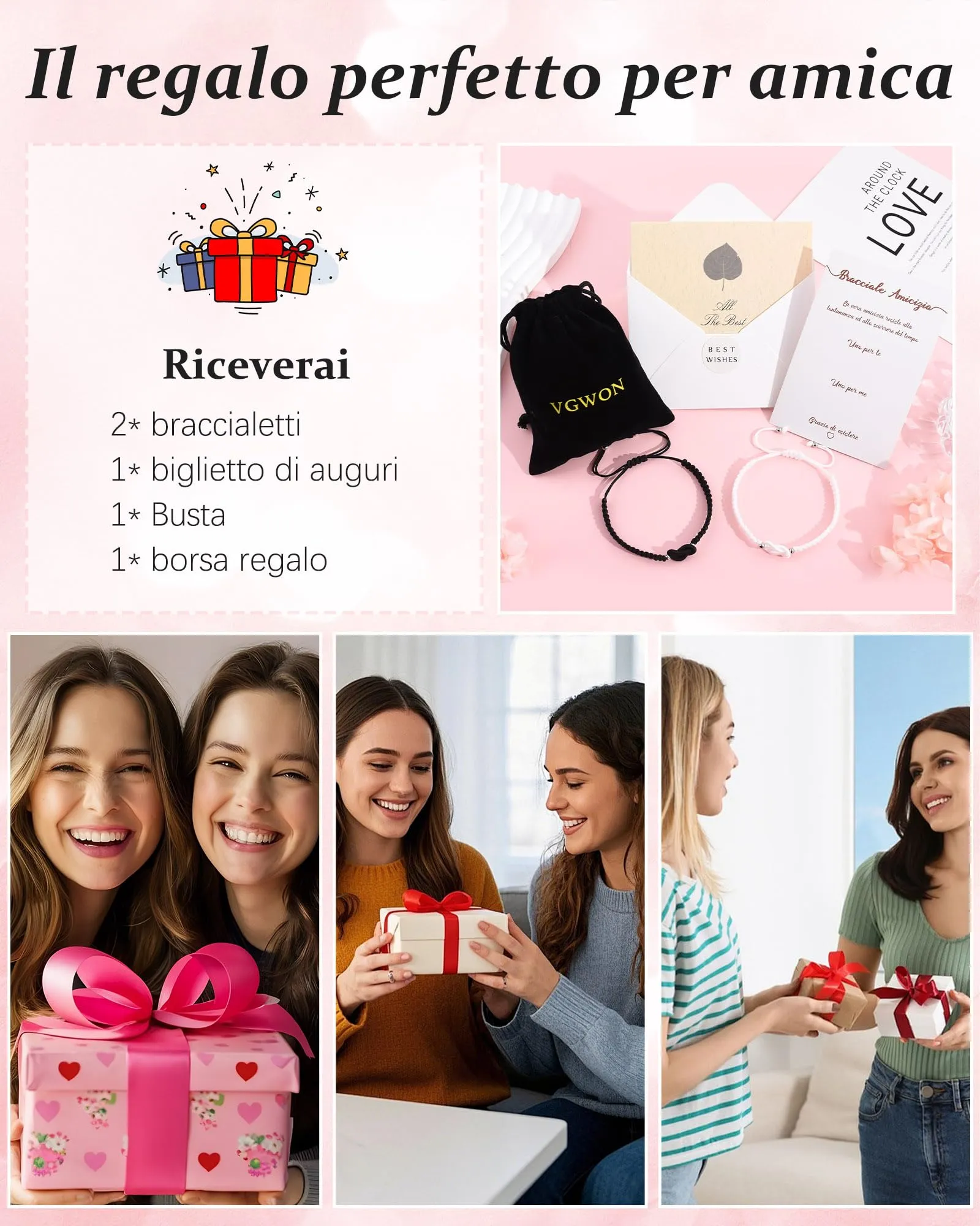 VGWON Bracciale Donna per Amica - immagine 5