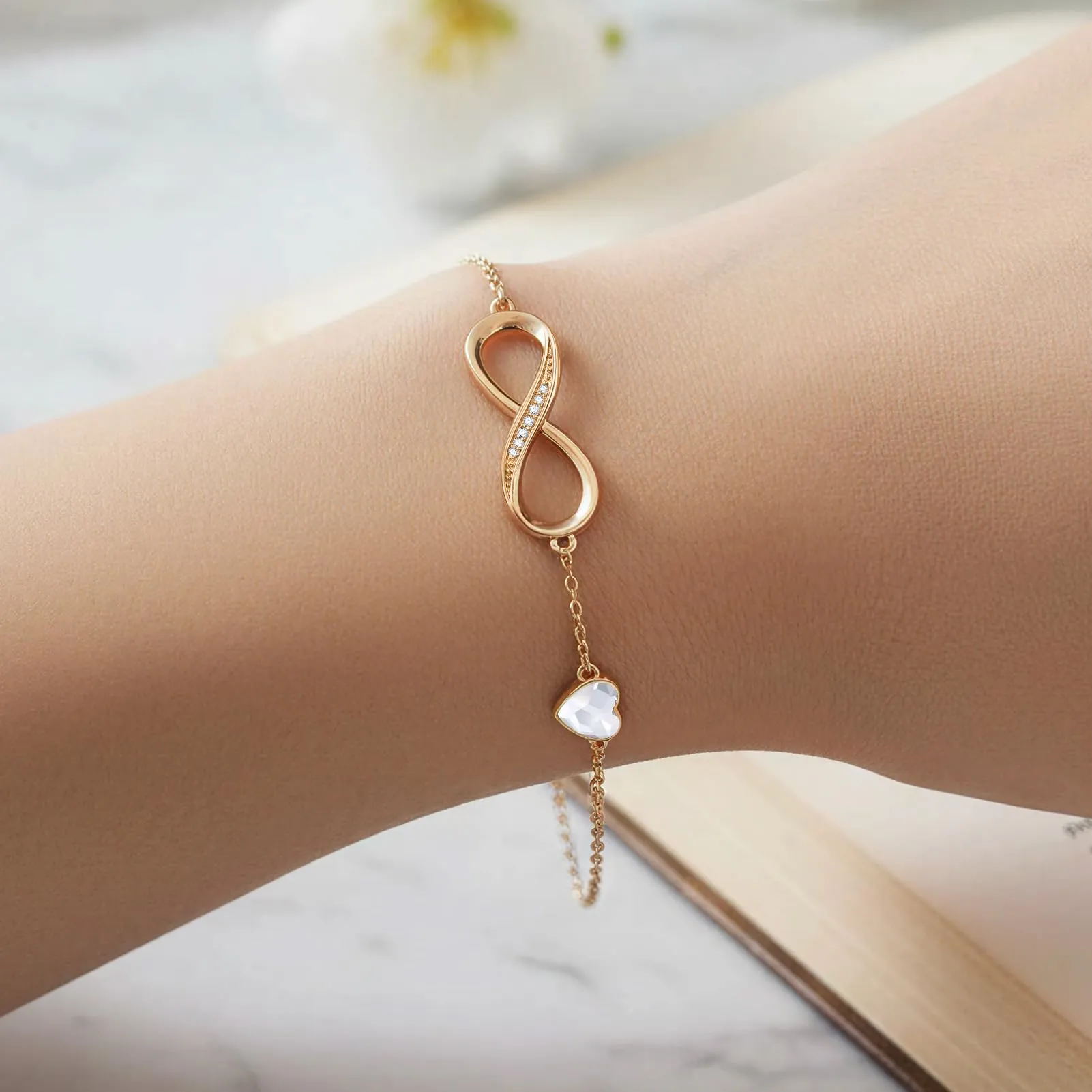 Louisa Secret Bracciale Donna Argento 925 Infinito Cuore - immagine 5