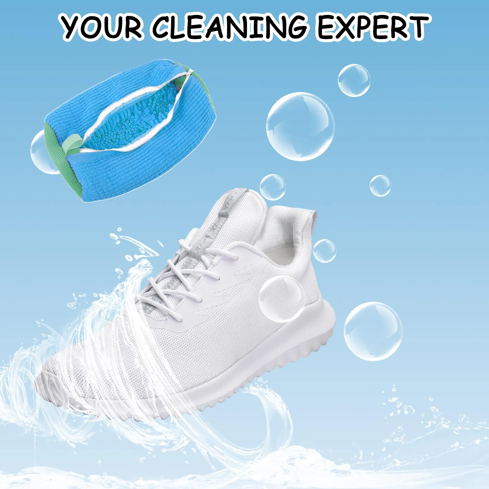 YTUGIL Sacchetto per Lavare Scarpe in Lavatrice, 2 Pezzi - immagine 6