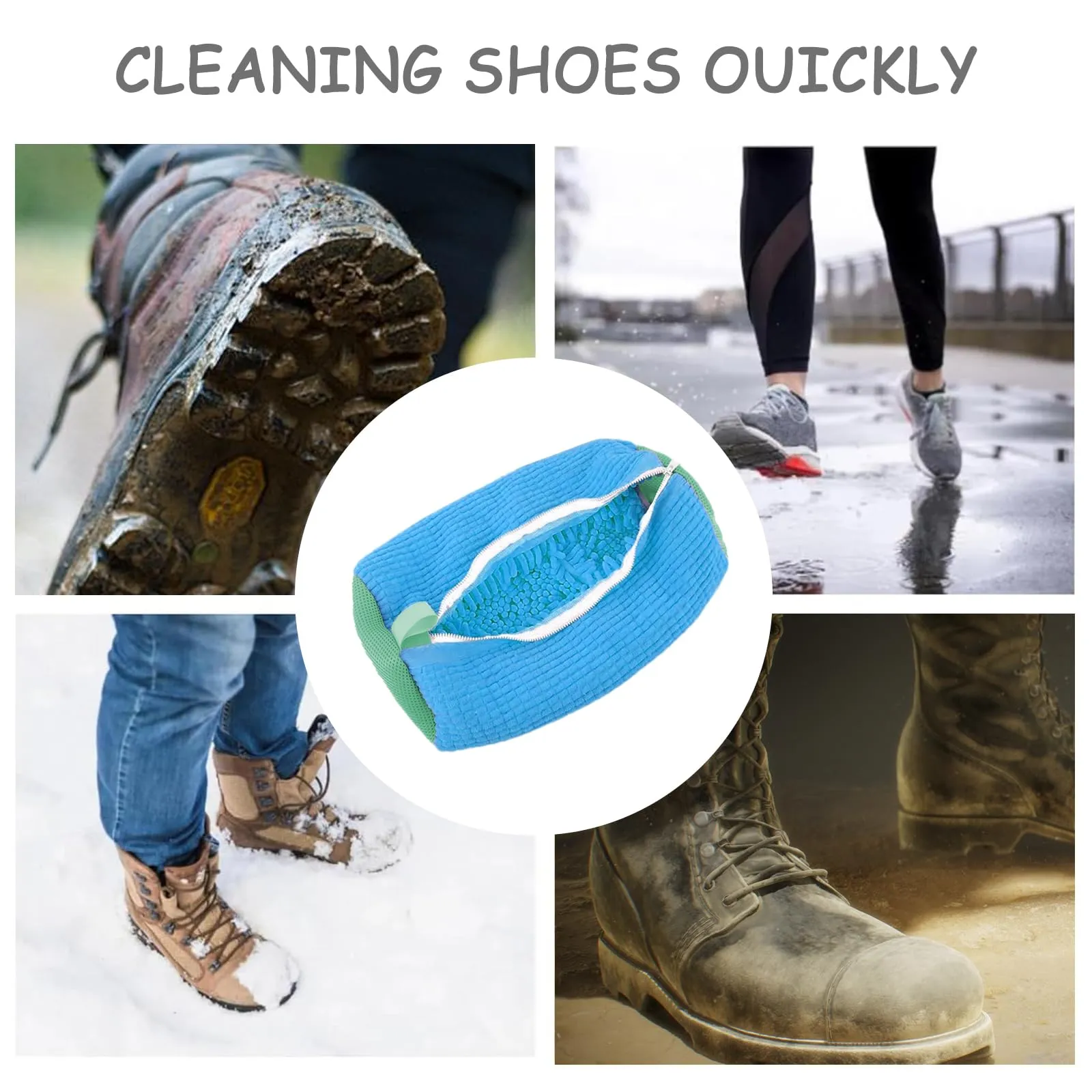 YTUGIL Sacchetto per Lavare Scarpe in Lavatrice, 2 Pezzi - immagine 7