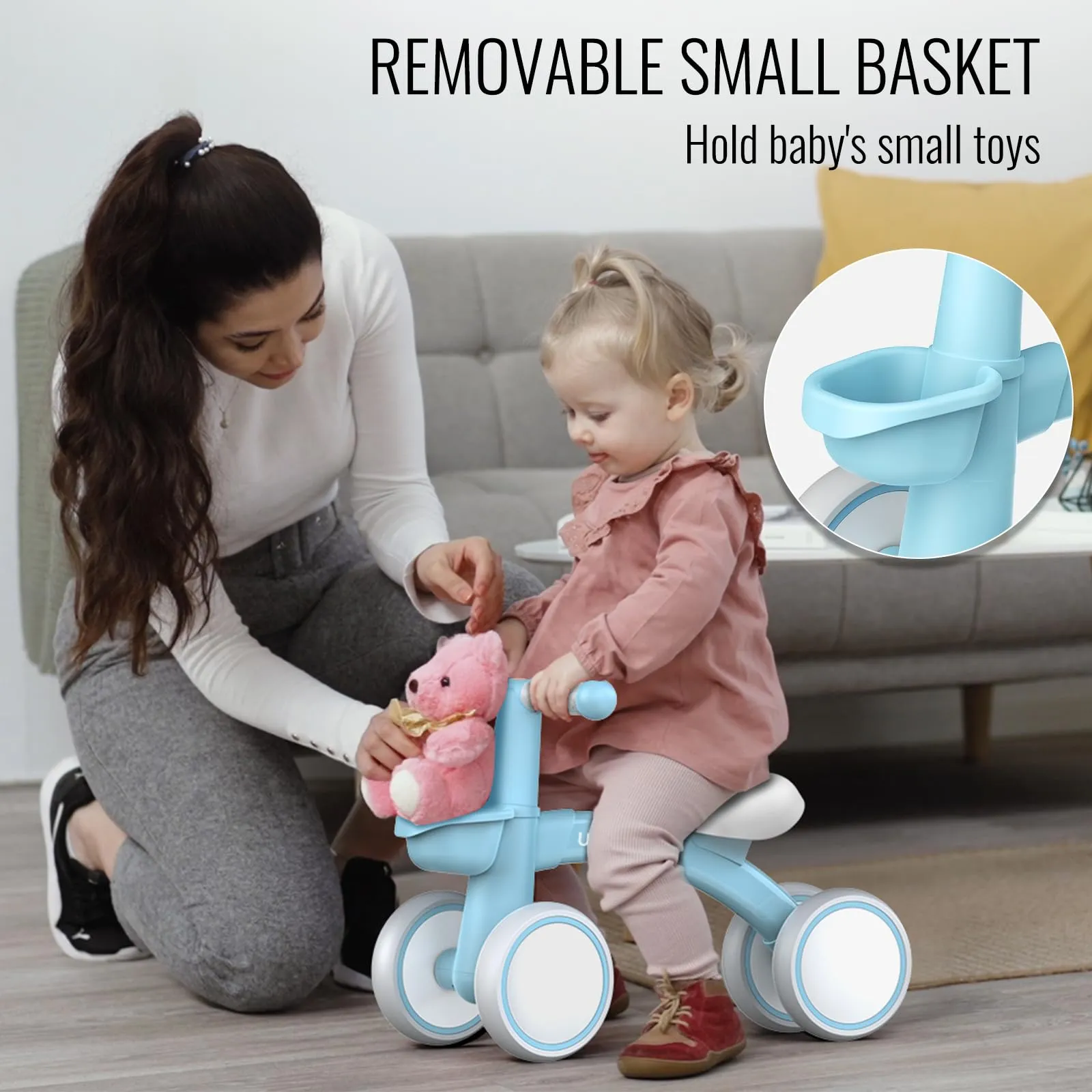 Umatoll Bici Senza Pedali per Bambini 1-2 Anni - immagine 3